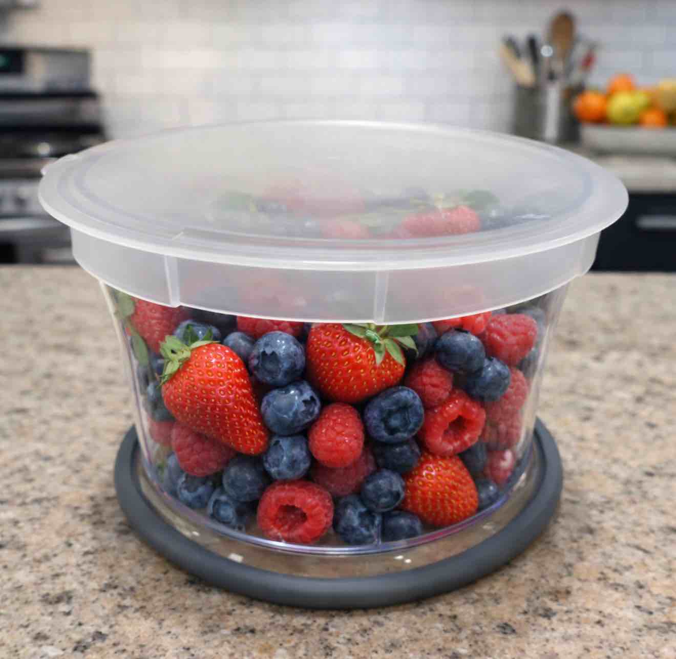 Samurai Bowl & Lid Clear 