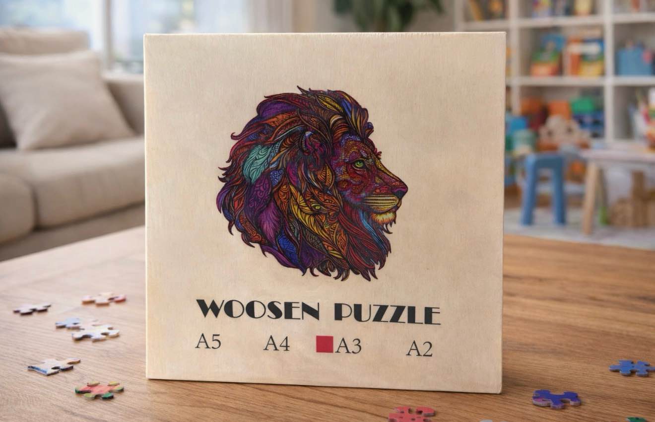 Wooden jigsaw puzzle “ Lion” 