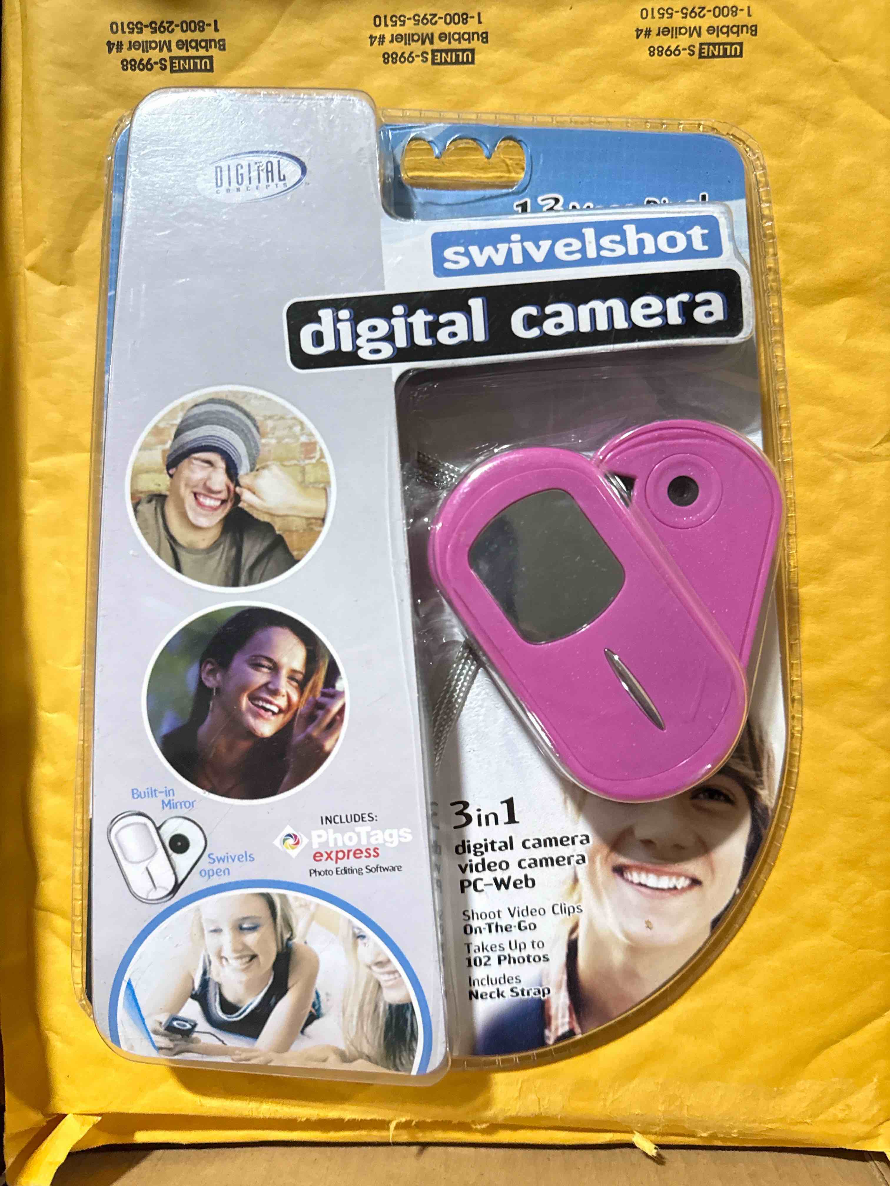Condition photo showing New/Like New for Swivelshot 3 in 1 digital camera