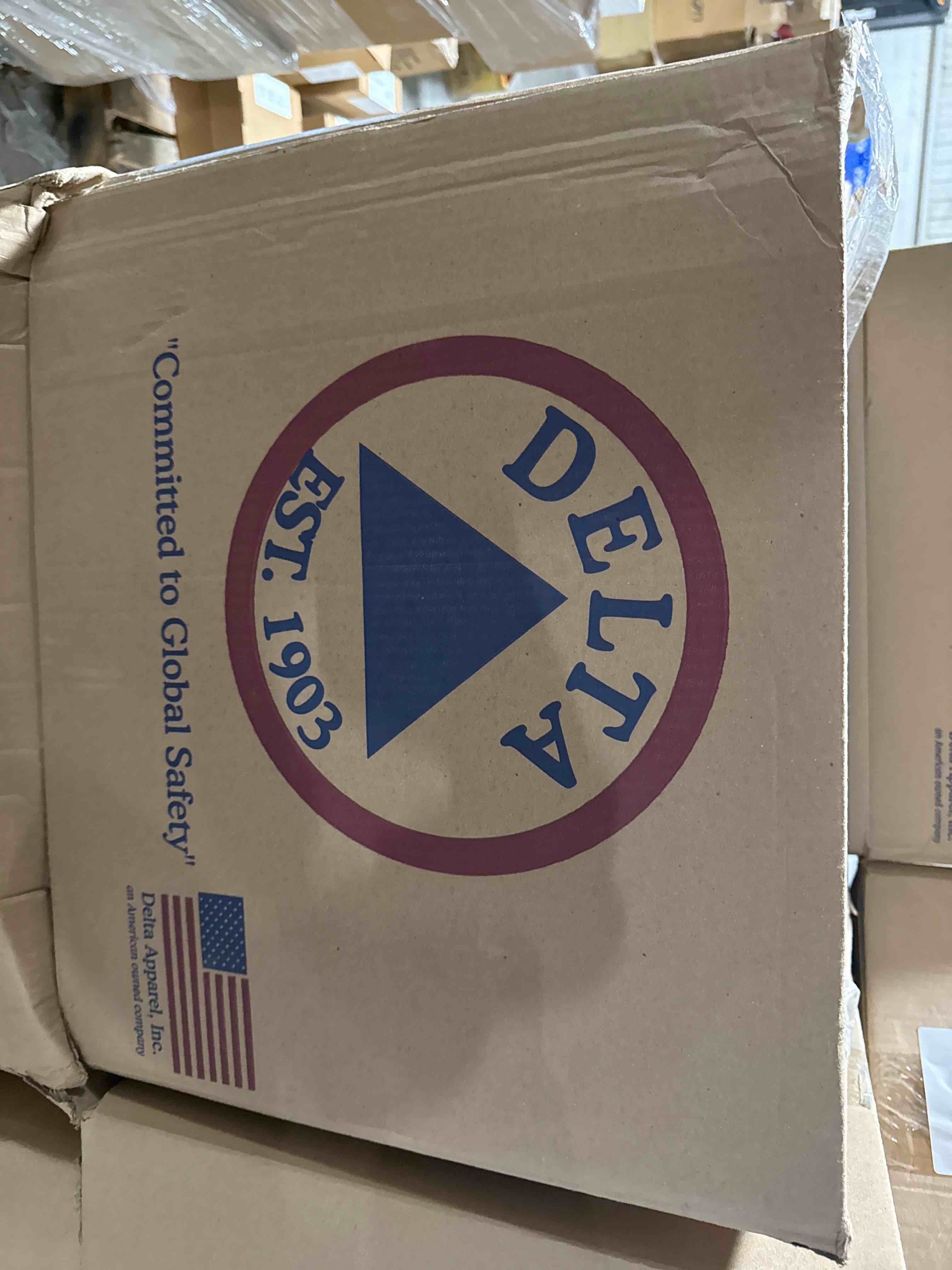 case of 72 delta t-shirt royal heather size 3x