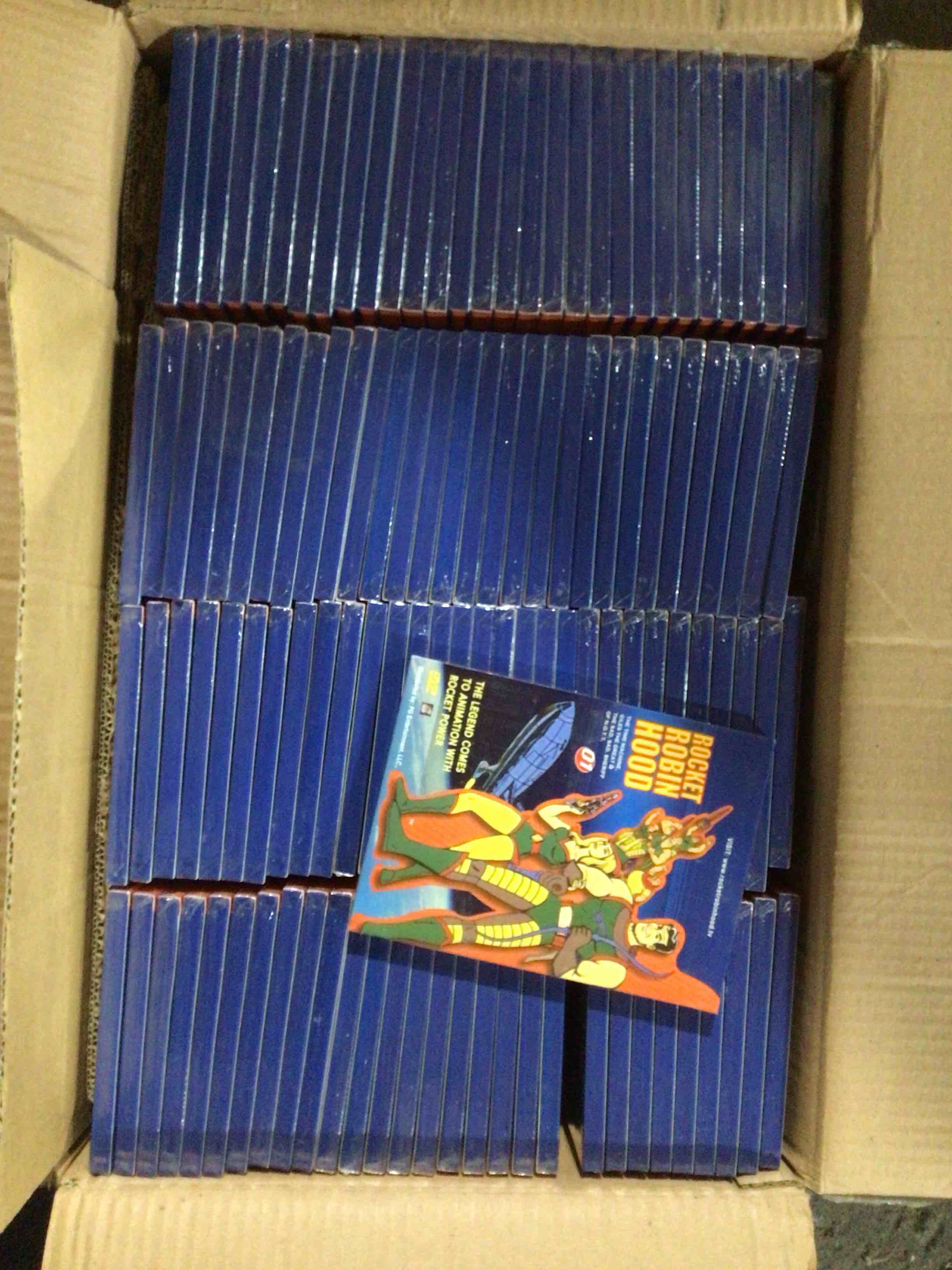 Condition photo showing New/Like New for Box of 120 Rocket Robin Hood DVD French Version Robin Fusée Rare Classic Animation Film, Vol1
