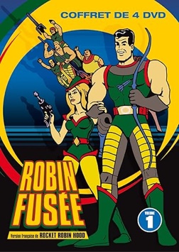 Box of 120 Rocket Robin Hood DVD French Version Robin Fusée Rare Classic Animation Film, Vol1