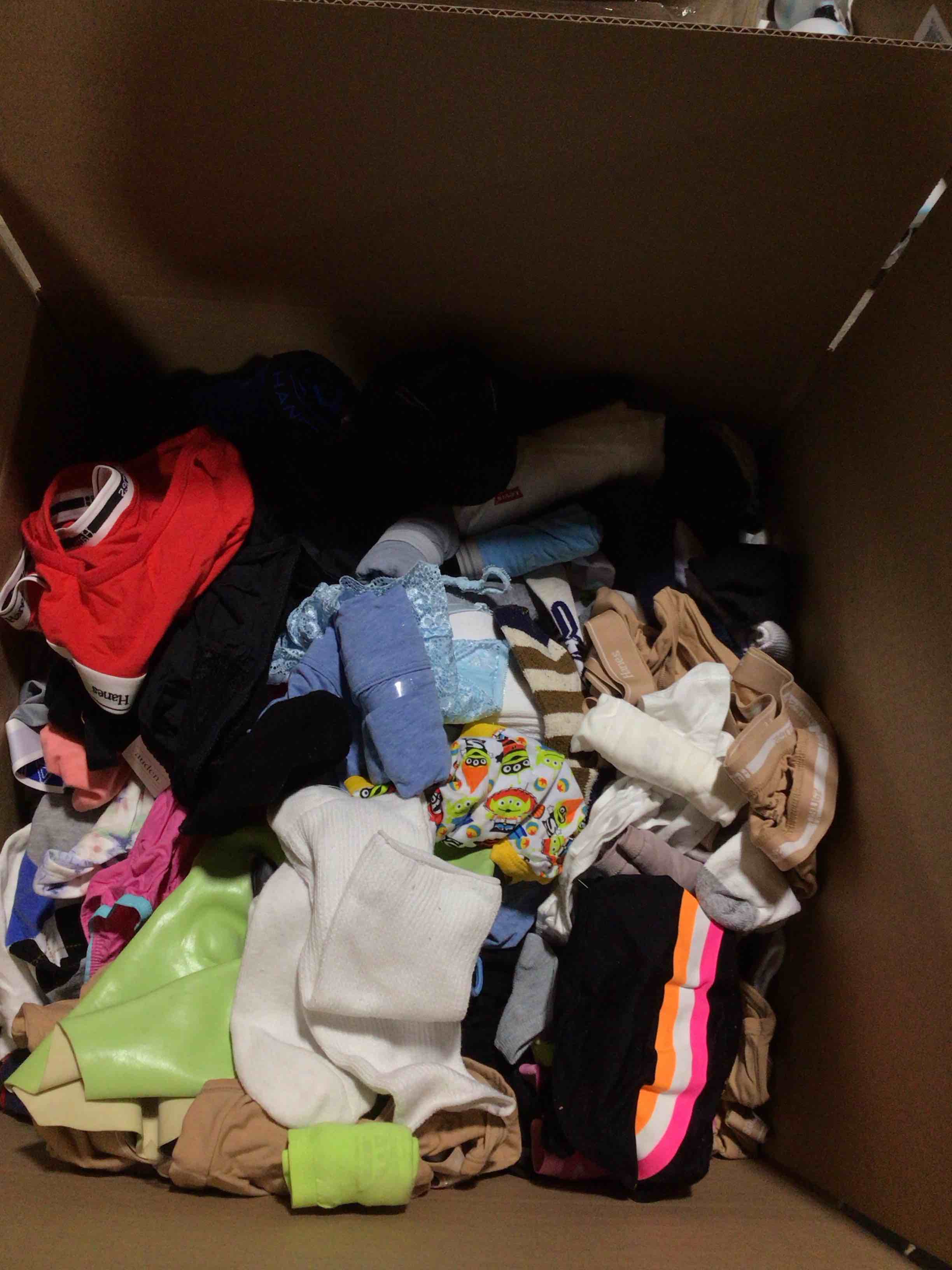 Condition photo showing New/Like New for Box Lot of New Clothes  underwear (100pcs)