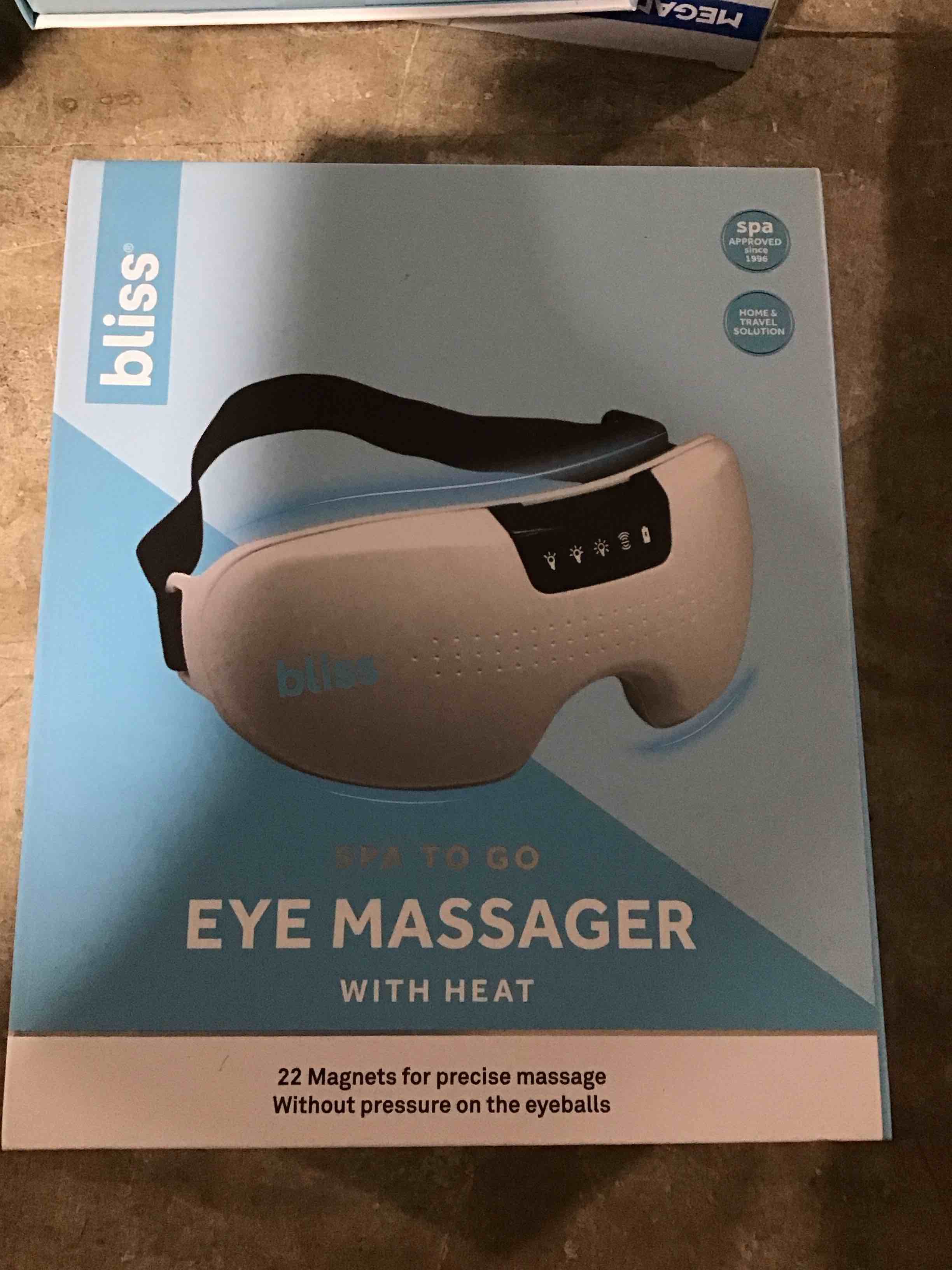 Condition photo showing New/Like New for Bliss Electric Rechargeable Hot Compress Eye Massager in White