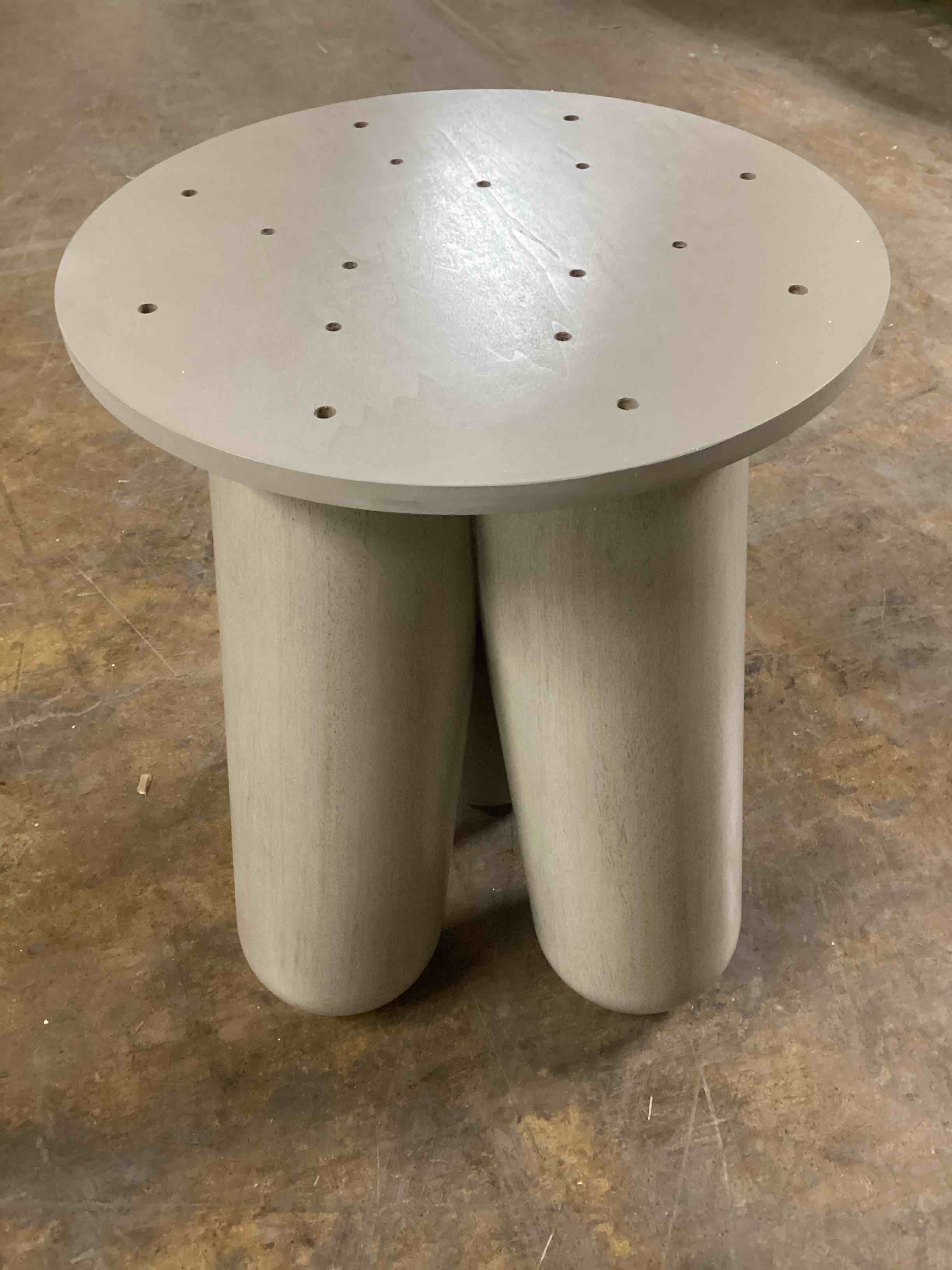 Condition photo showing New/Like New for Landing Sakhalin Cork Dining Table Base, 29in X 20in (Base Only - Holds 32-40in Round Top)