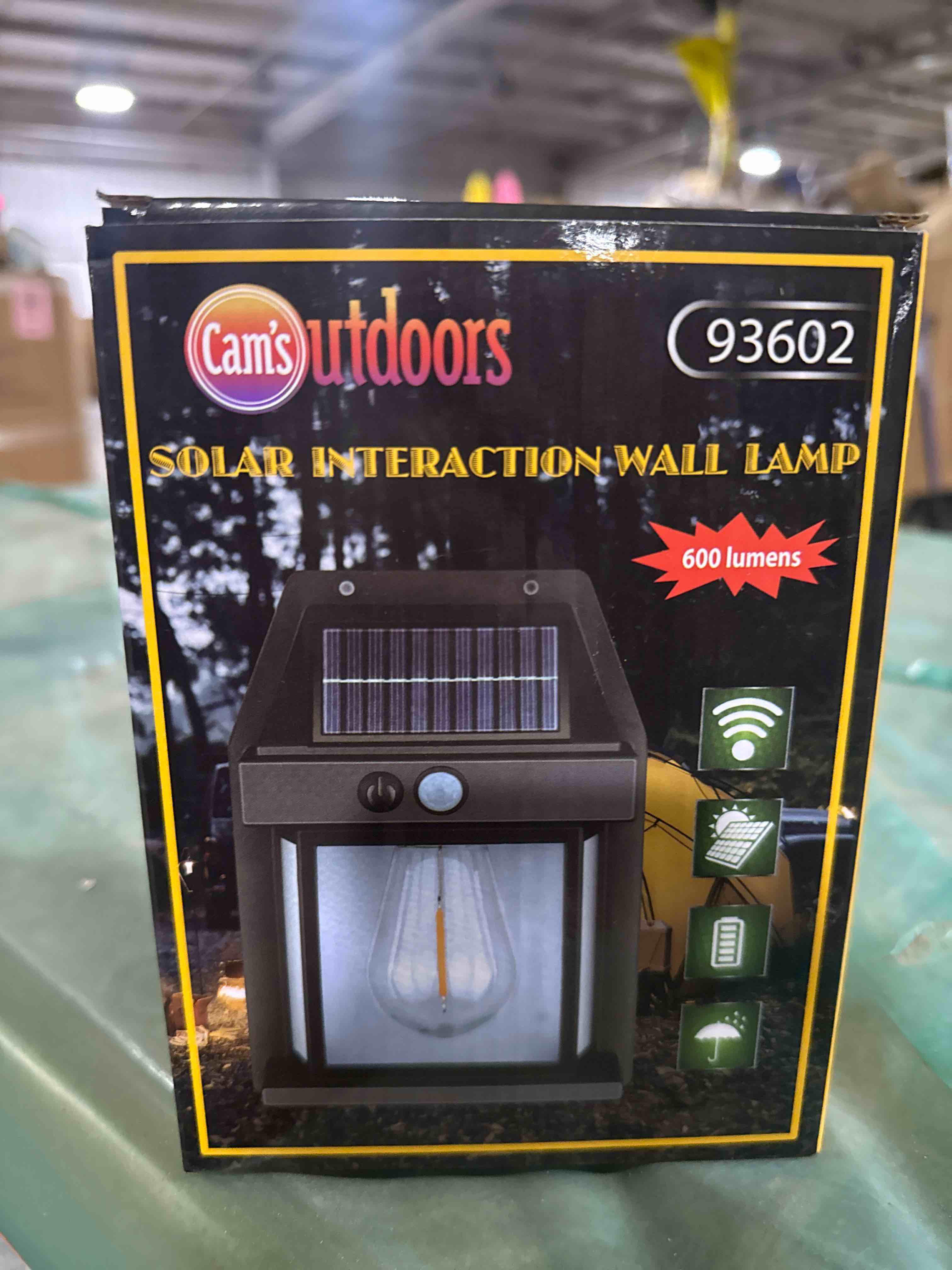 Condition photo showing Brand New for Solar interactive wall lamp