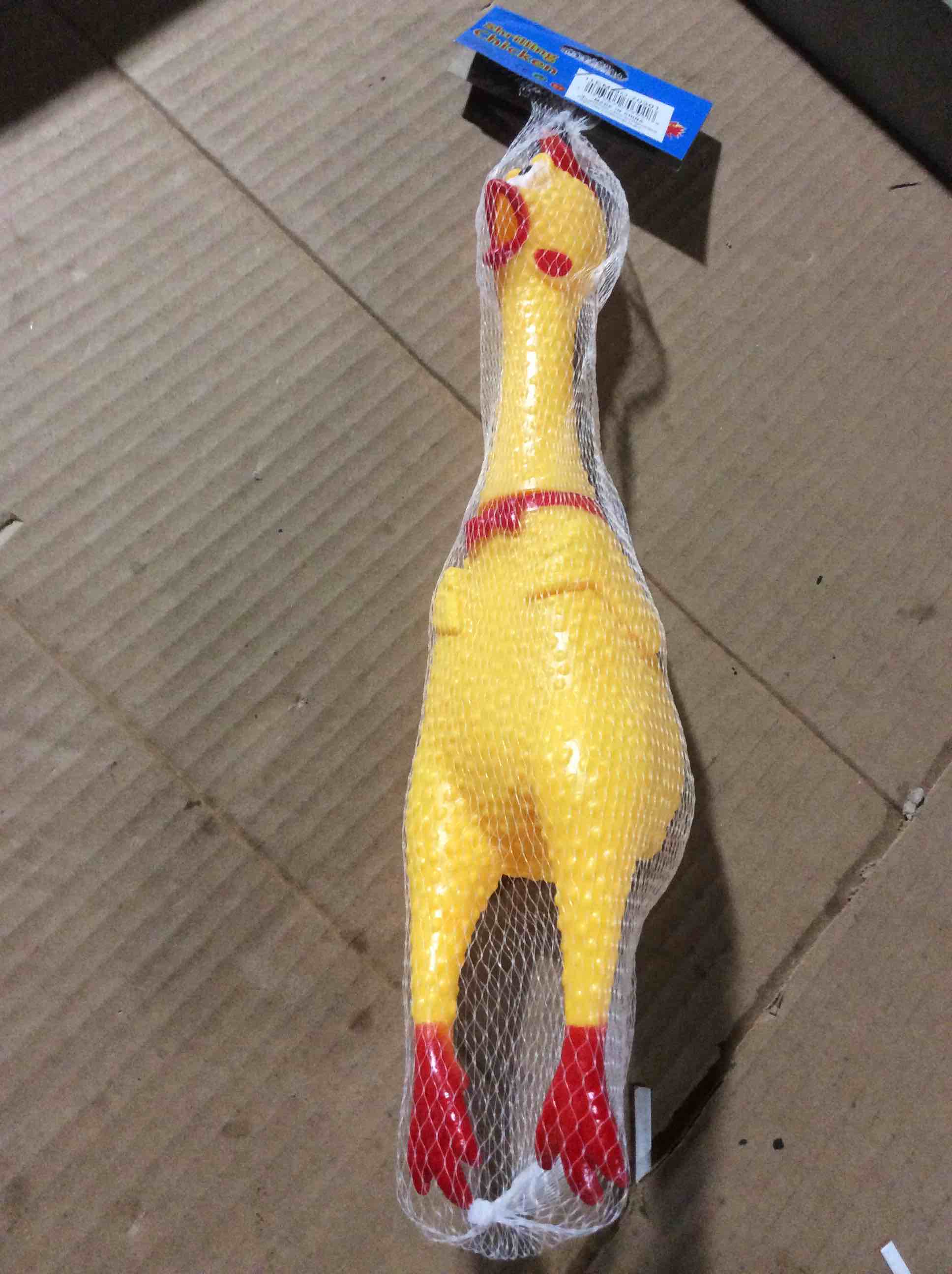 Condition photo showing New/Like New for POPLAY Screaming Chicken, Squeaky Chicken Dog Toys Gag Gifts Prank Novelty Toy Party Favors for Kids Adults Easter Goodie Bag Fillers Easter Basket Stuffers