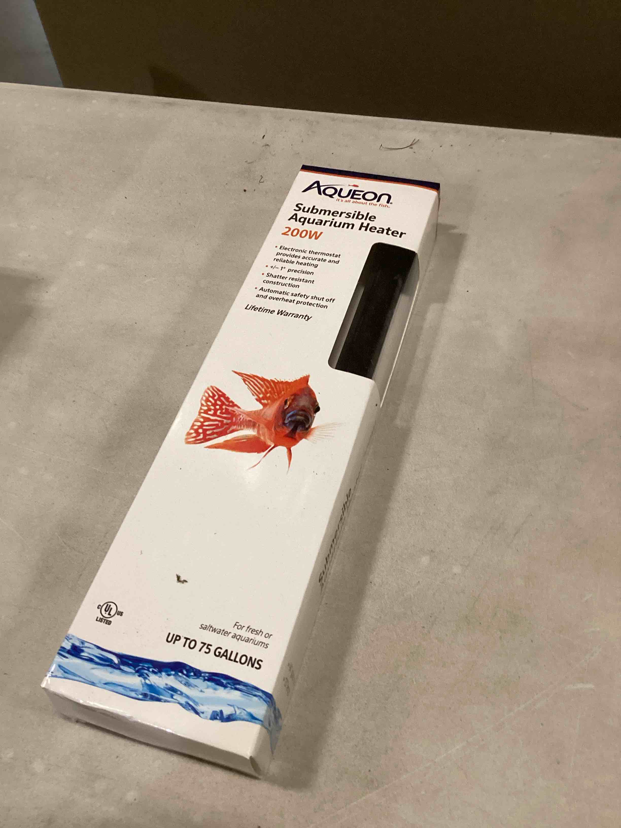 Condition photo showing New/Like New for Aqueon Glass Adjustable Aquarium Heater, 200-watt