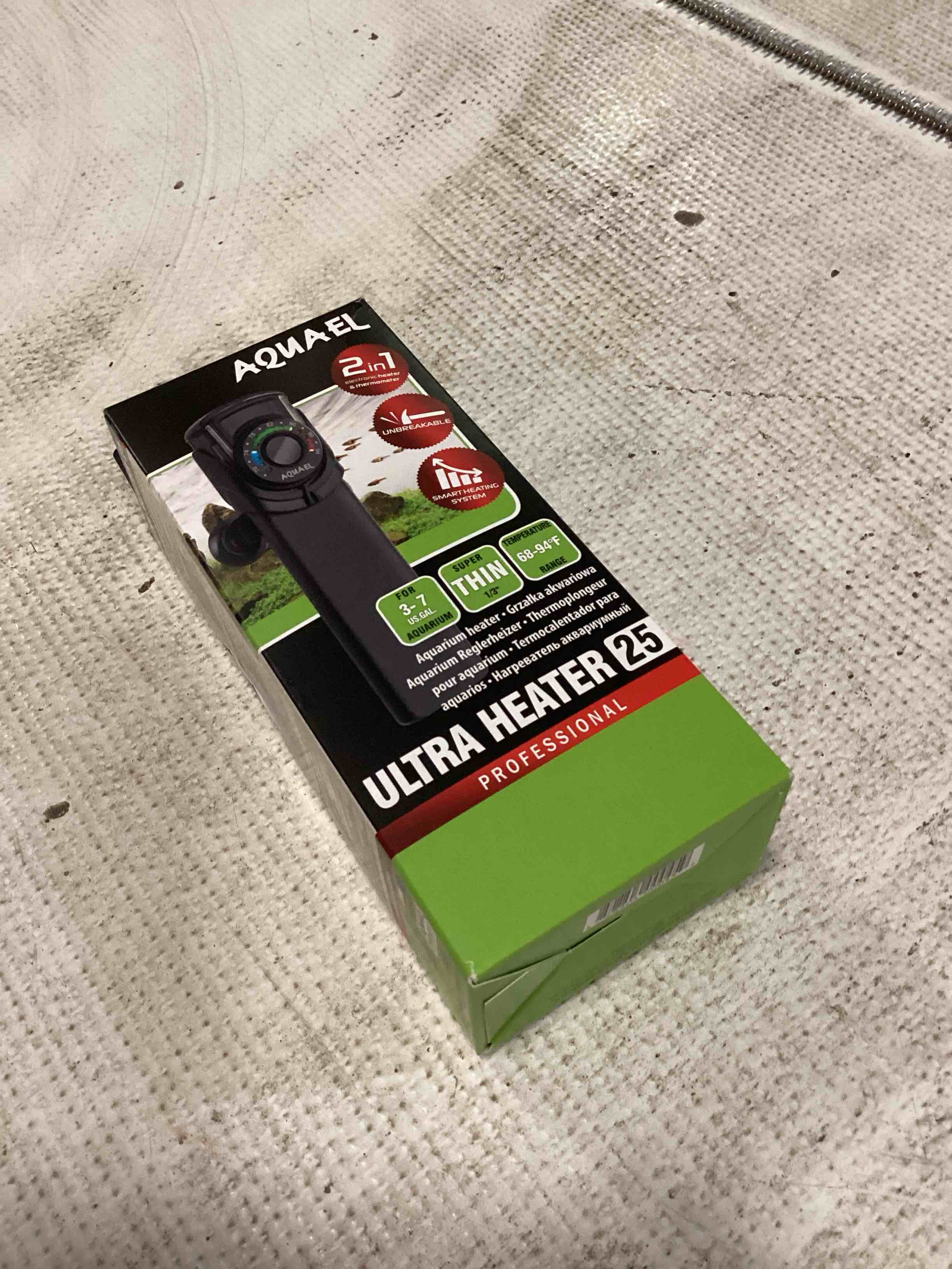 Condition photo showing New/Like New for Aquael Ultra Aquarium Heater for Freshwater & Saltwater Aquariums - 25 Watt  3-7 Gallon