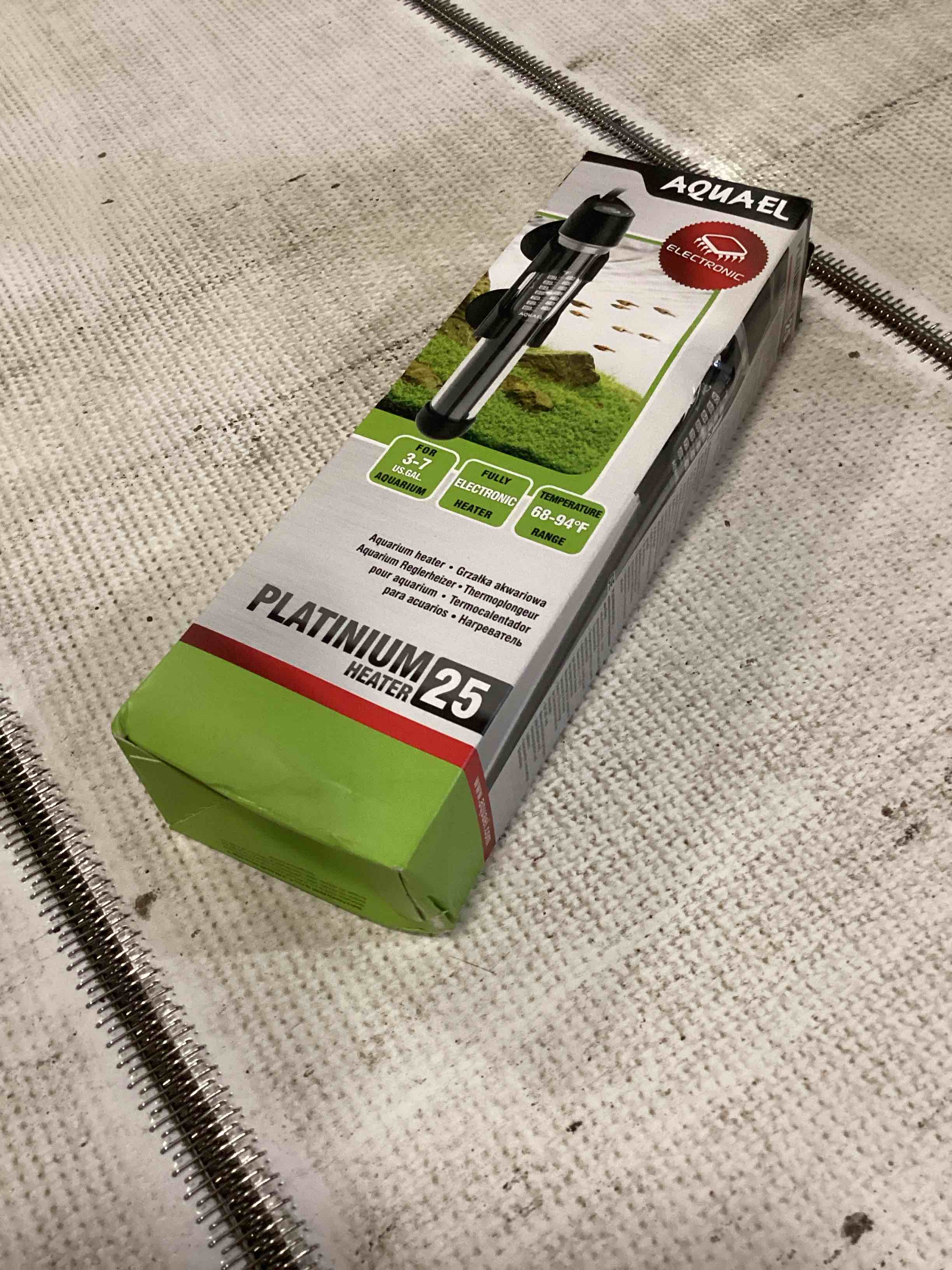 Condition photo showing New/Like New for Aquael Platinium Aquarium Heater for Freshwater & Saltwater Aquariums - 25 Watt, 3-7 Gallons