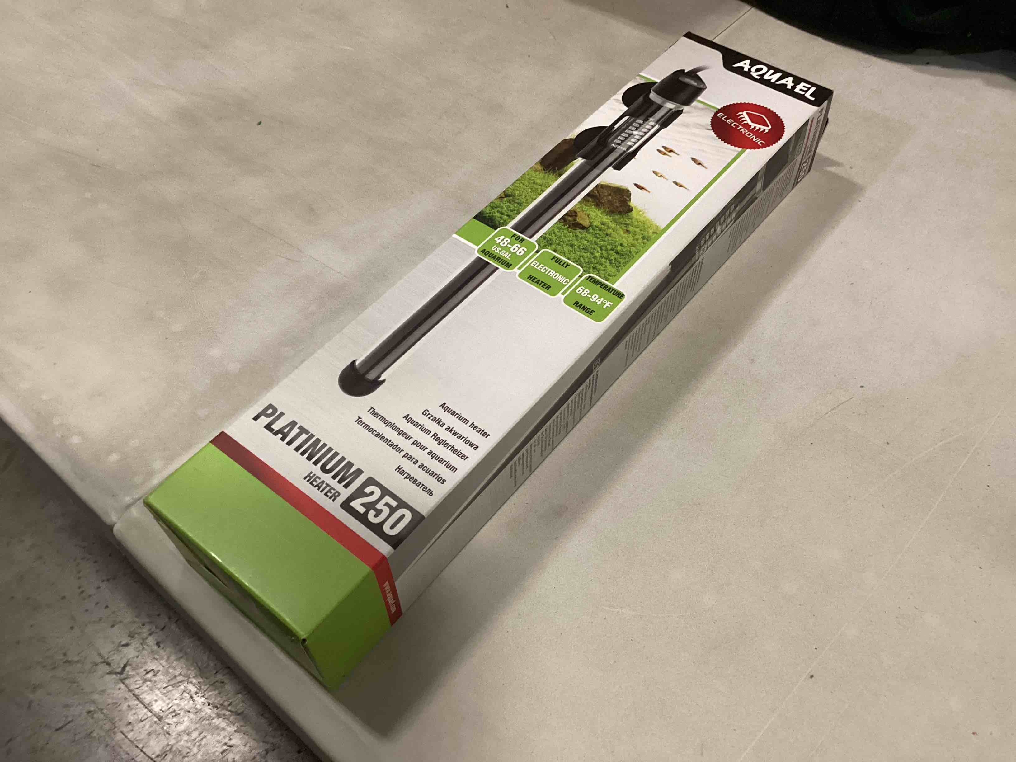 Condition photo showing New/Like New for AQUAEL PLATINIUM Heater 250