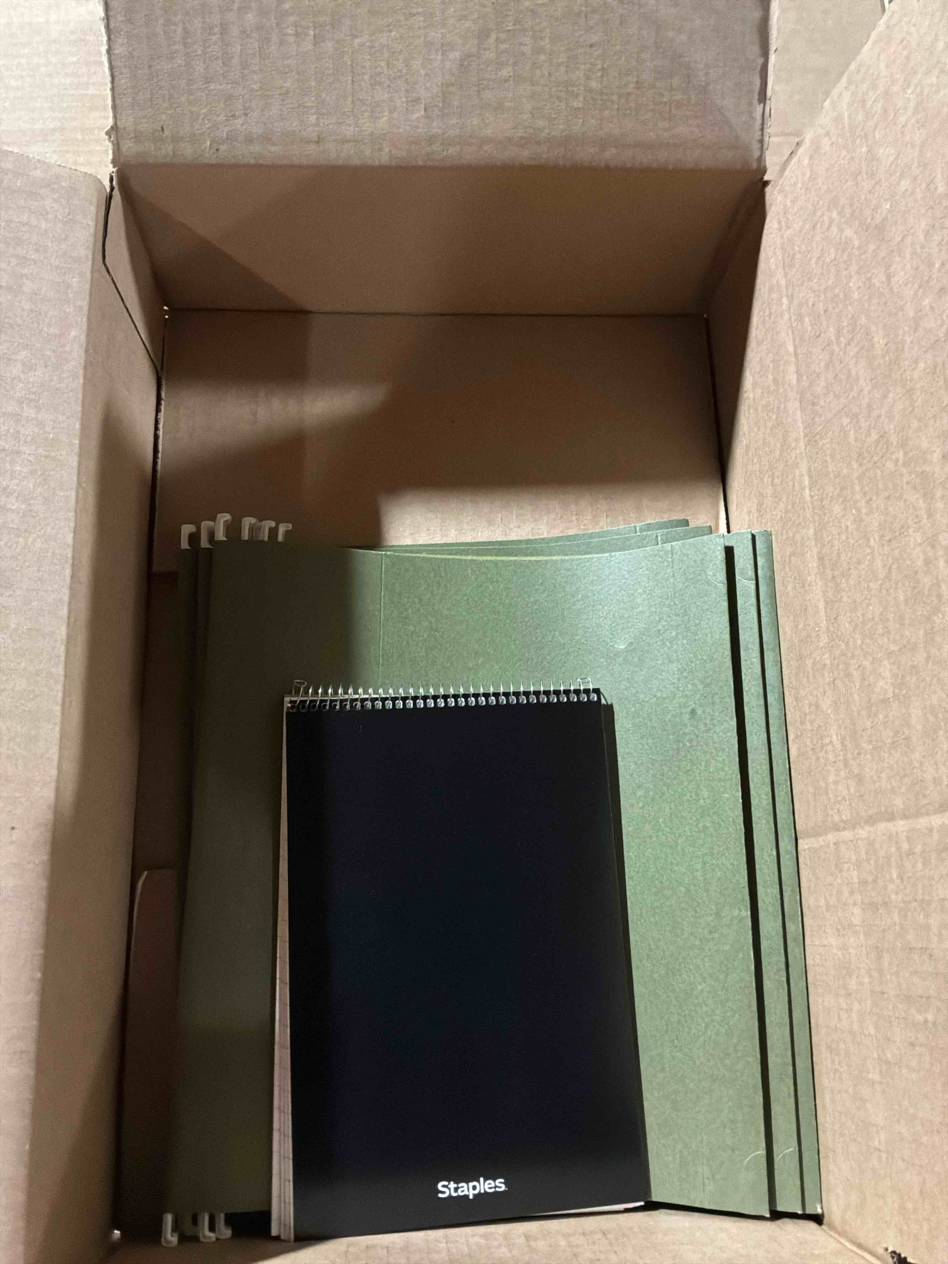 Box Of Assorted Office Products 