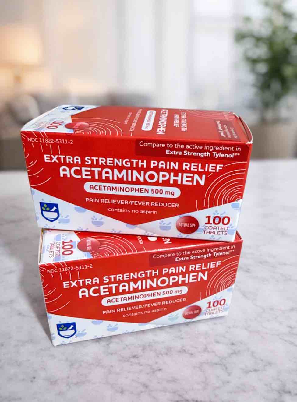EXP FEB 2027 Extra Strength pain relief / Acetaminophen / TABLET, FILM COATED