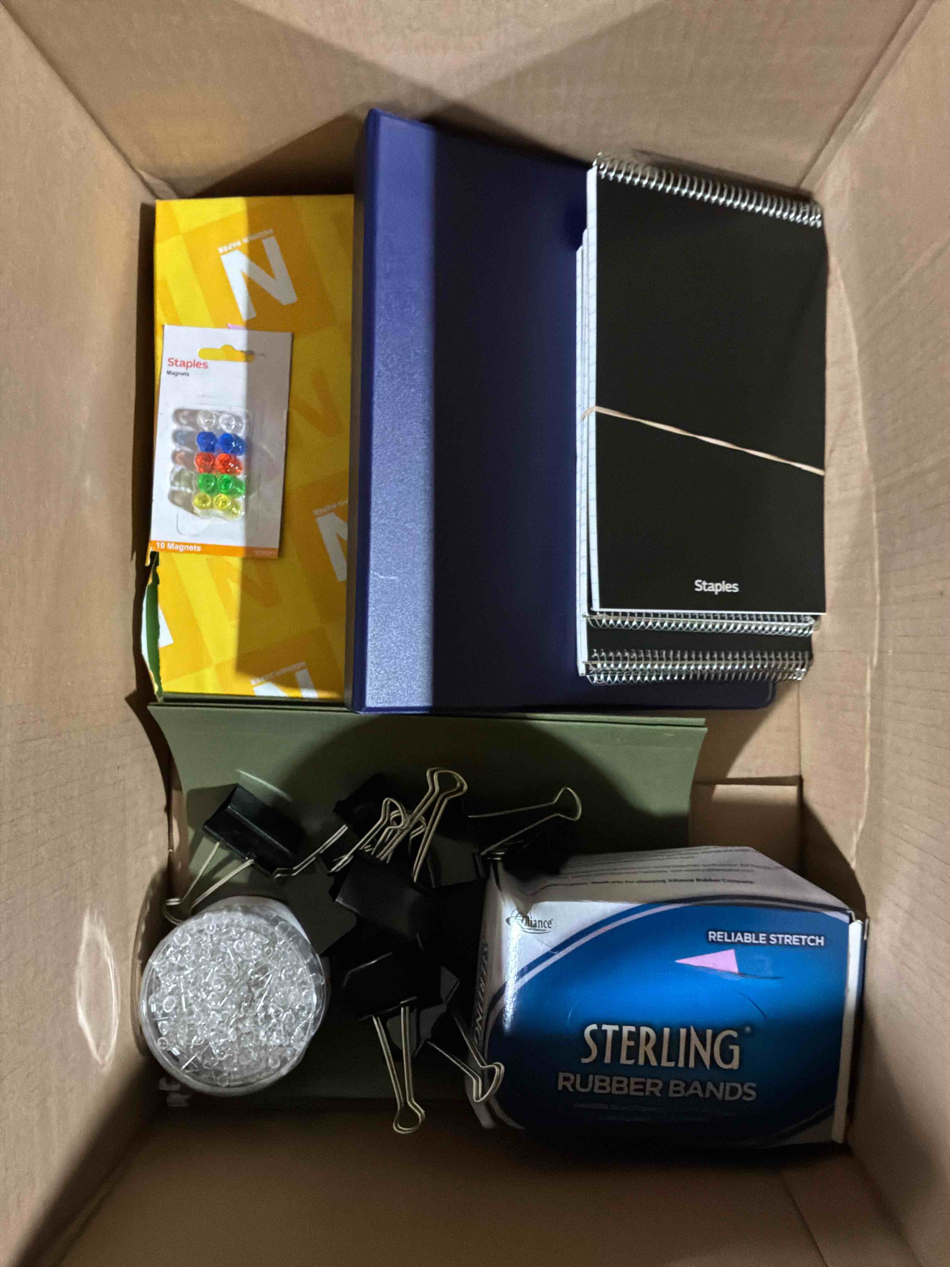Condition photo showing New/Like New for Box Of Assorted Office Products 