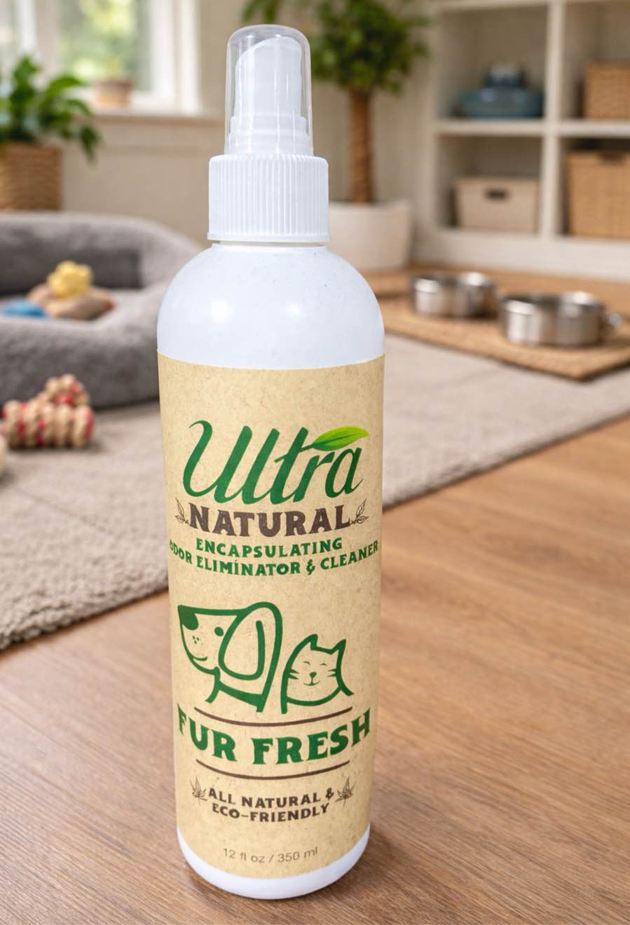 12 ounce ultra natural fur fresh odor, eliminator, and cleaner