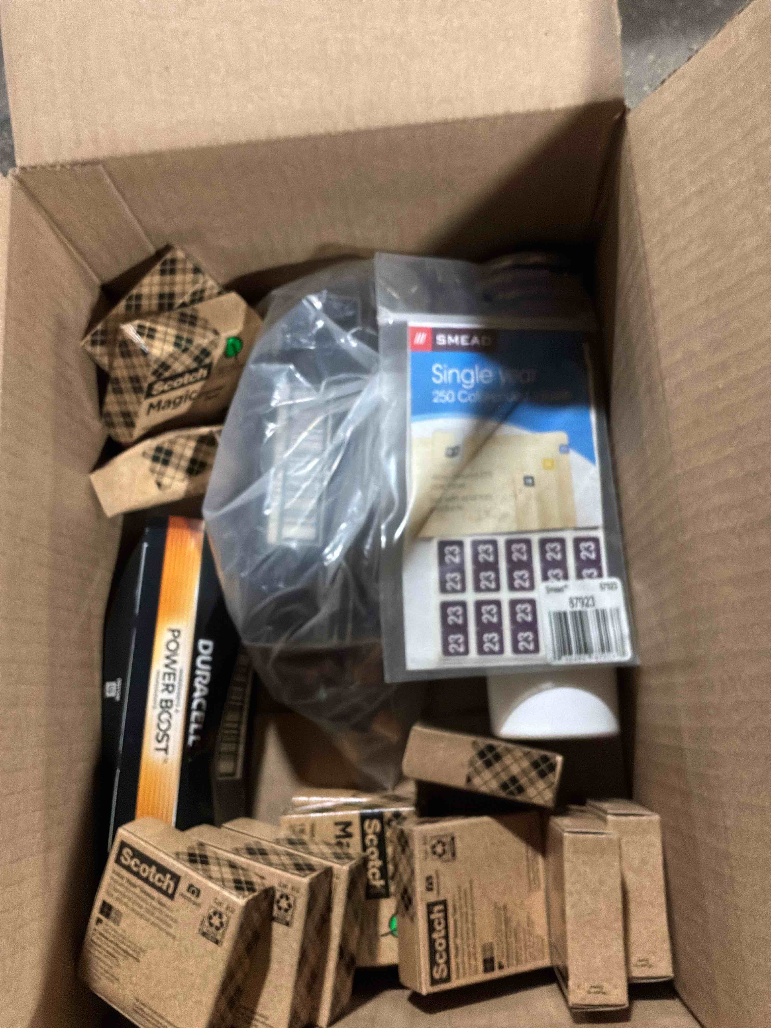 Condition photo showing New/Like New for Box Of Assorted Office Products 