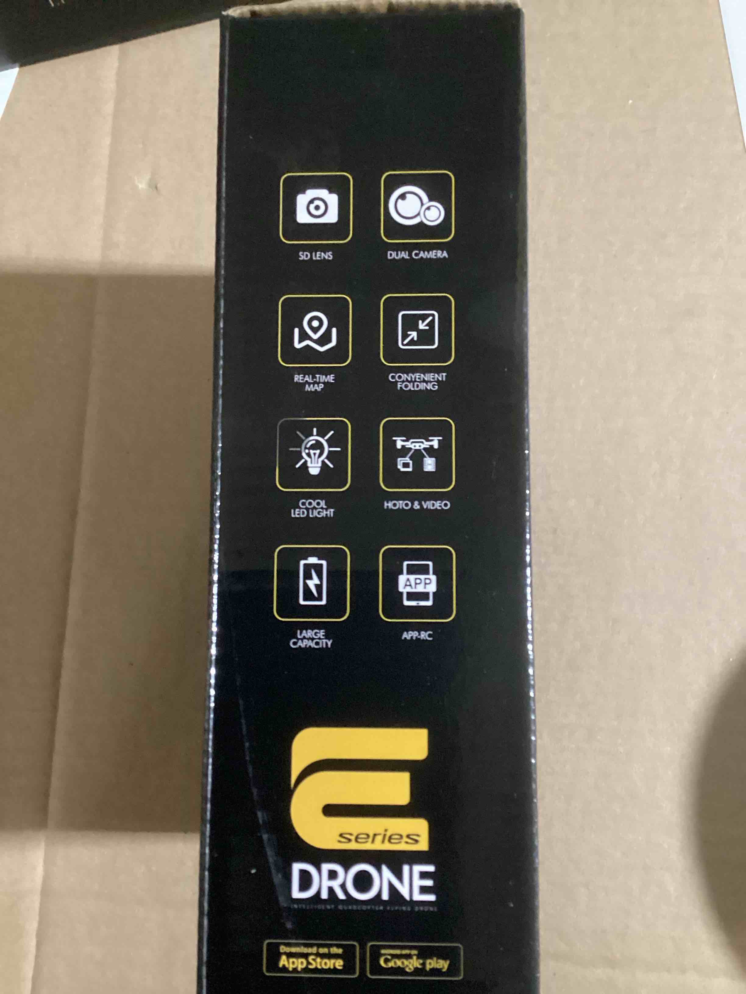 Condition photo showing New/Like New for E88 Drone with HD Camera, Fixed Height Hover, 360° Stunt Flip, 90° Adjustable Lens, Foldable RC Quadcopter for Beginners, Indoor Outdoor Flying Toy.