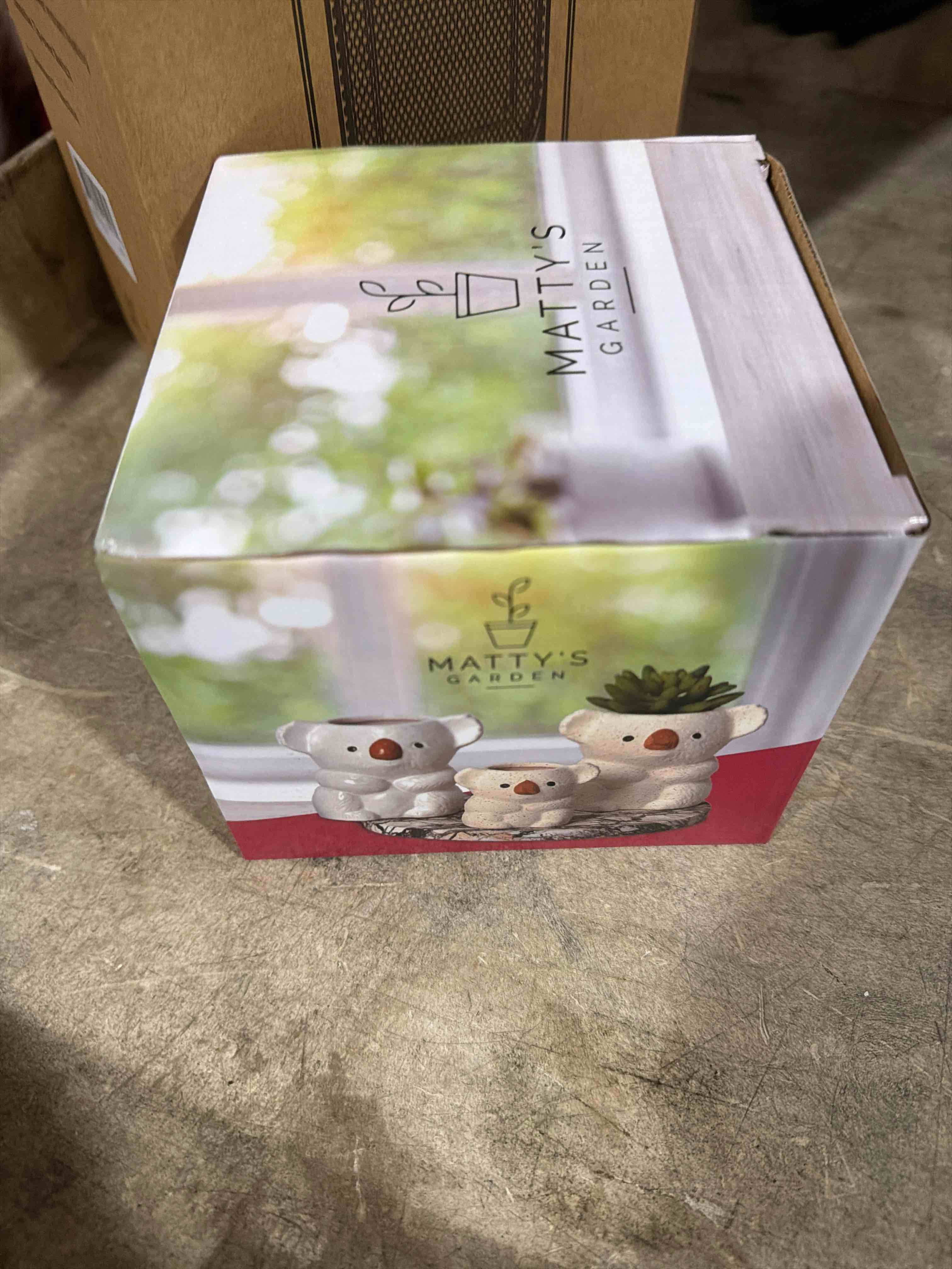 Condition photo showing Brand New for Matty's Garden White Koala Ceramic Succulent Planters - 2.5 Inch ...