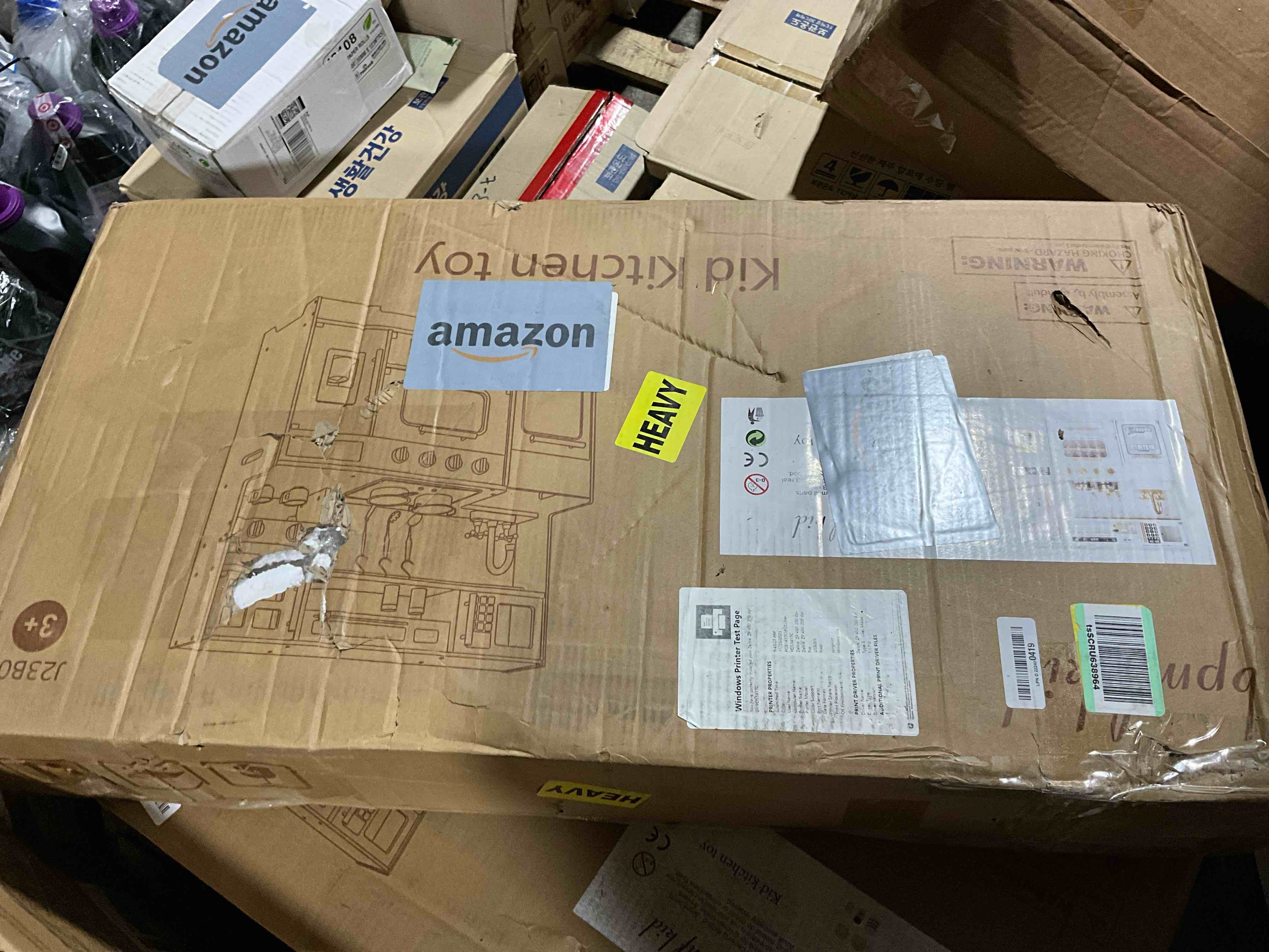 Condition photo showing New/Like New for Bpmfkid Interactive Wooden Play Kitchen Set For Kids Realistic Features With Extended Storage And 15 Kitchen Accessories, Ideal Pretend 