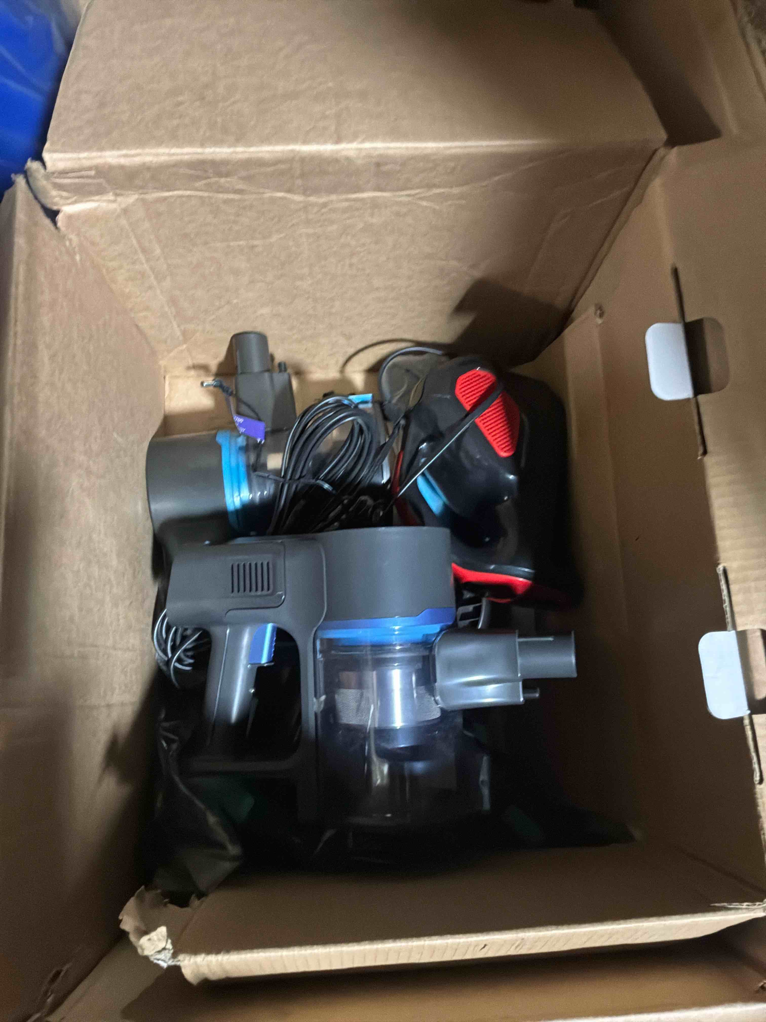 Condition photo showing Good Condition for box of wireless vacuum replacement parts