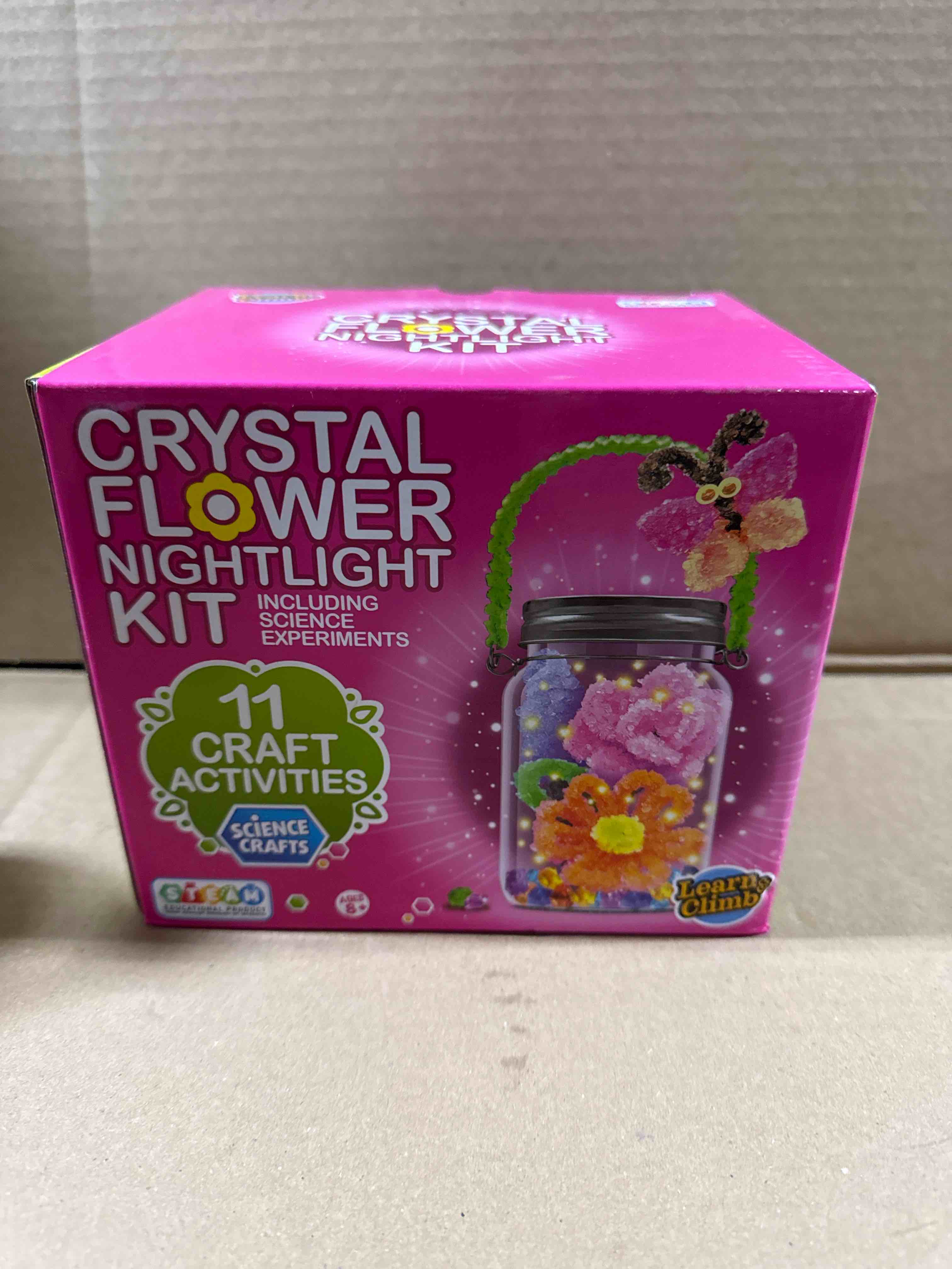 Condition photo showing Brand New for Make Your Own Crystal Night Light - Arts and Crafts for Kids 4-6 - Gift for Girls 
