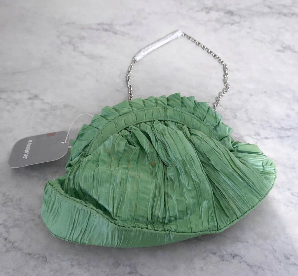 no boundaries green evening bag