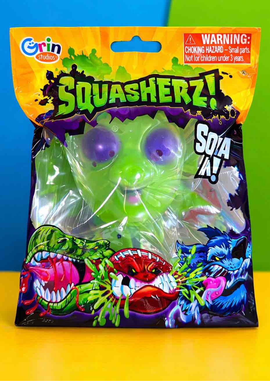 Grin studio Squasherz Squish ‘Em Ball (color / style varies) 1 Pack 