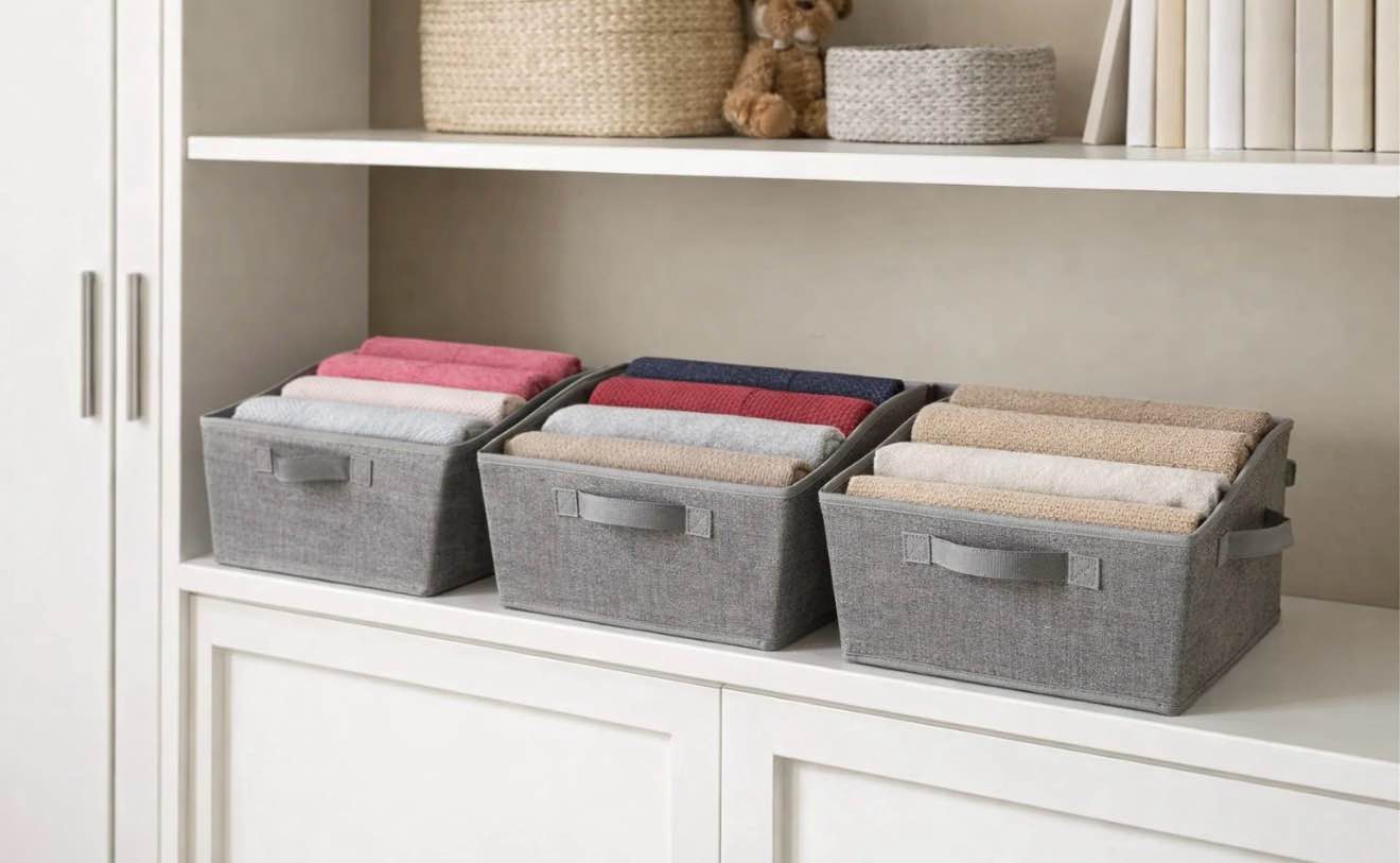 Baleine 3 pack trapezoid storage bins 