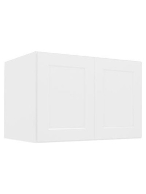 WHITE SHAKER | 36" X 24" | WALL REFRIGERATOR CABINET WS-WR3624