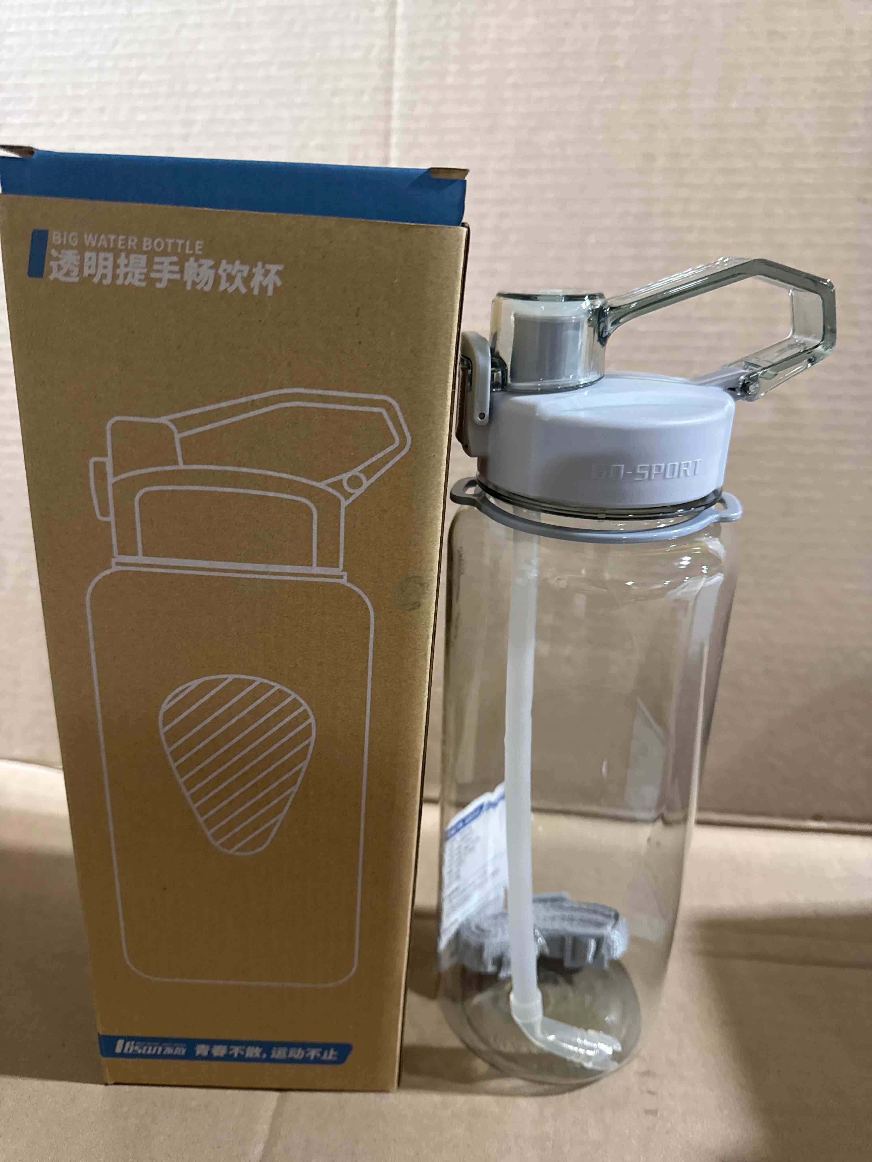 Condition photo showing New/Like New for tritan big water bottle 200ml