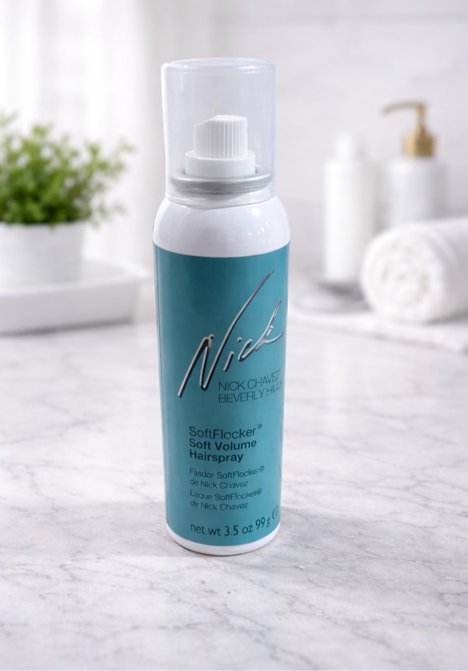 Nick Chavez Softflocker Soft Volume Hairspray 3.5 Oz