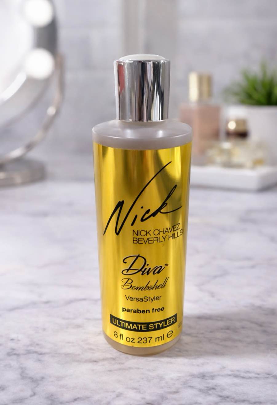 Nick Chavez Diva Bombshell Versastyler Hair Styler + Shine Gloss 8 Oz Sealed