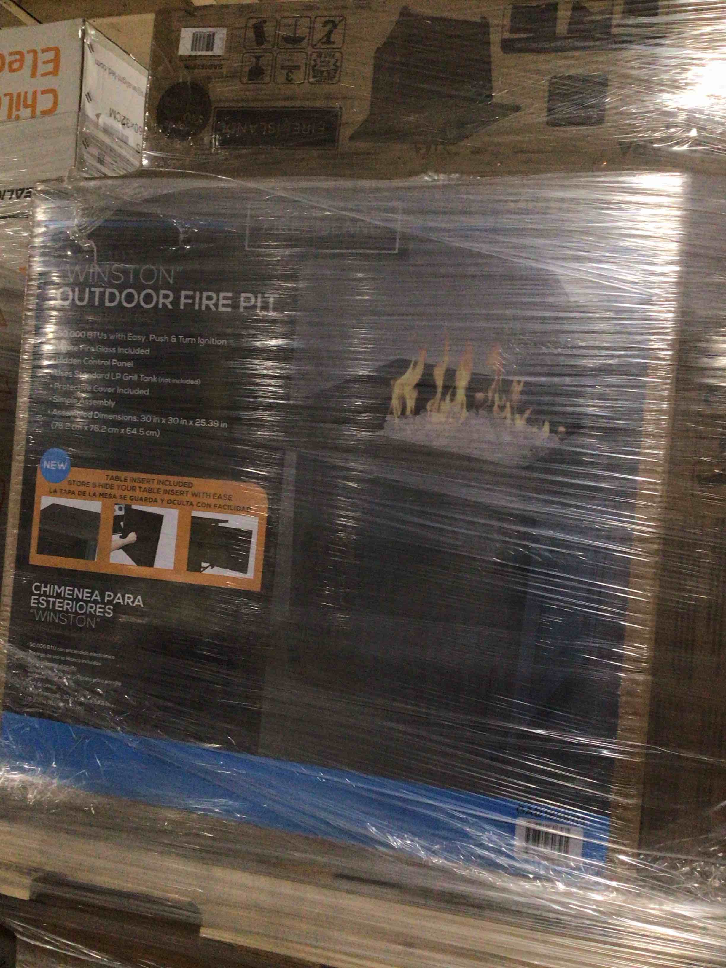 Condition photo showing New/Like New for endless summer winston lp gas fire pit gad15291m