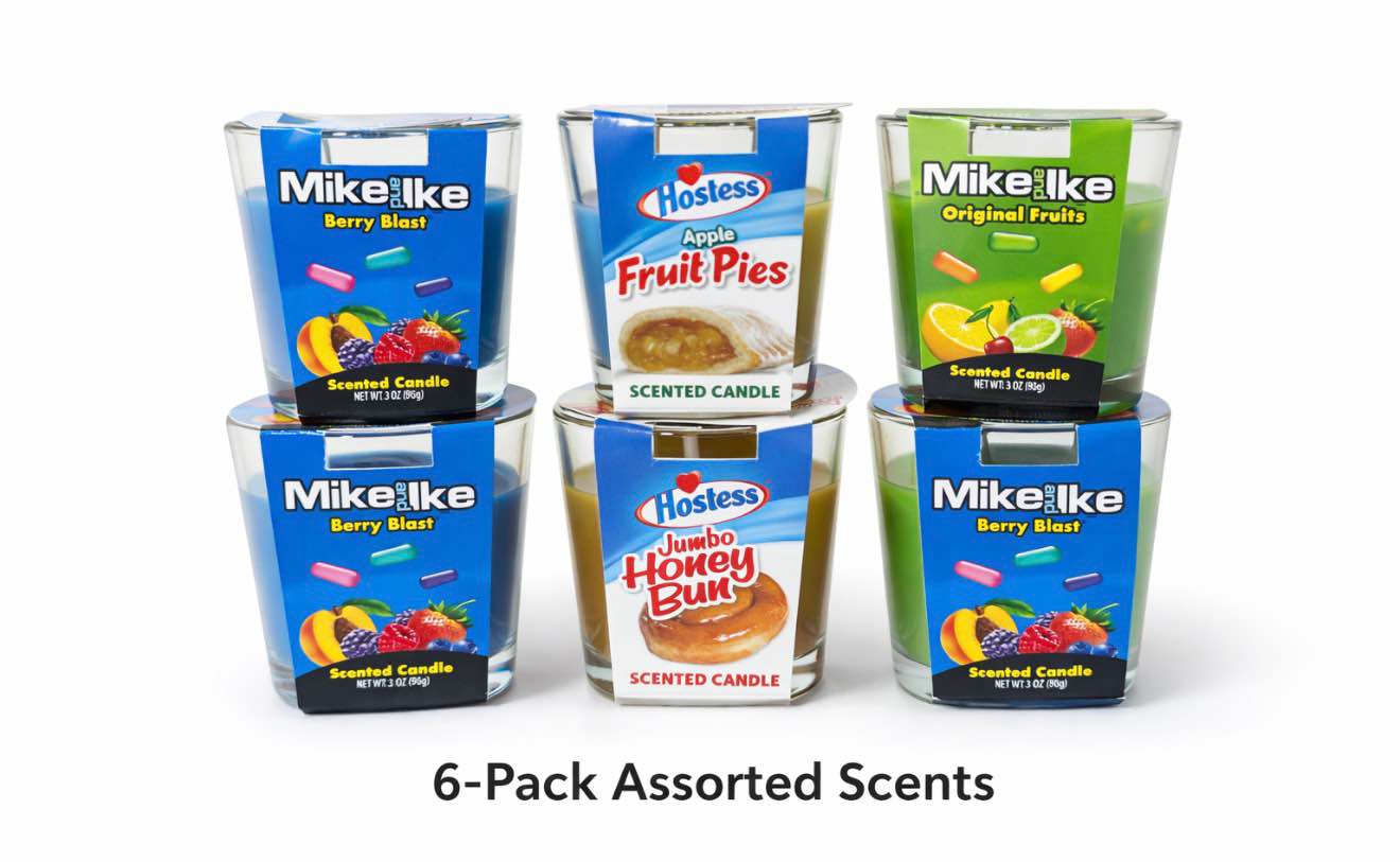 Pack of 6 Hostess Scented Candle - Scents Vary 