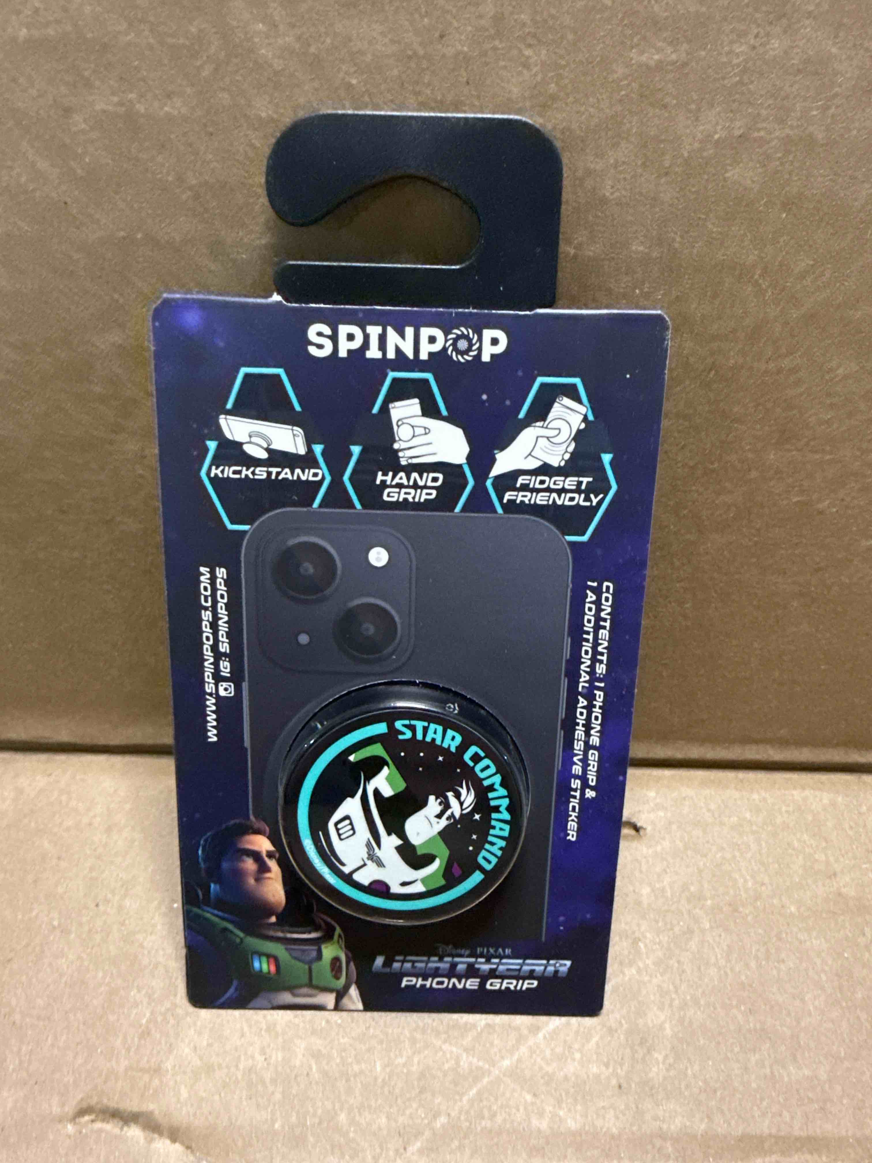 spinpop lightyear phone grip 