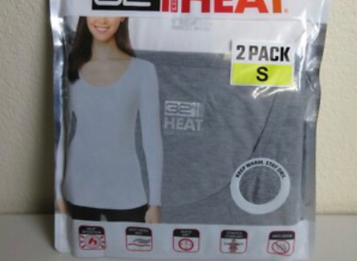 country women's microtech heat base layer long sleeve top - size small color is grey  (similar no same)