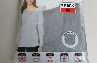 Country Women's Microtech Heat Base Layer Long Sleeve Top - size Medium Color is GREY  (SIMILAR NO SAME)
