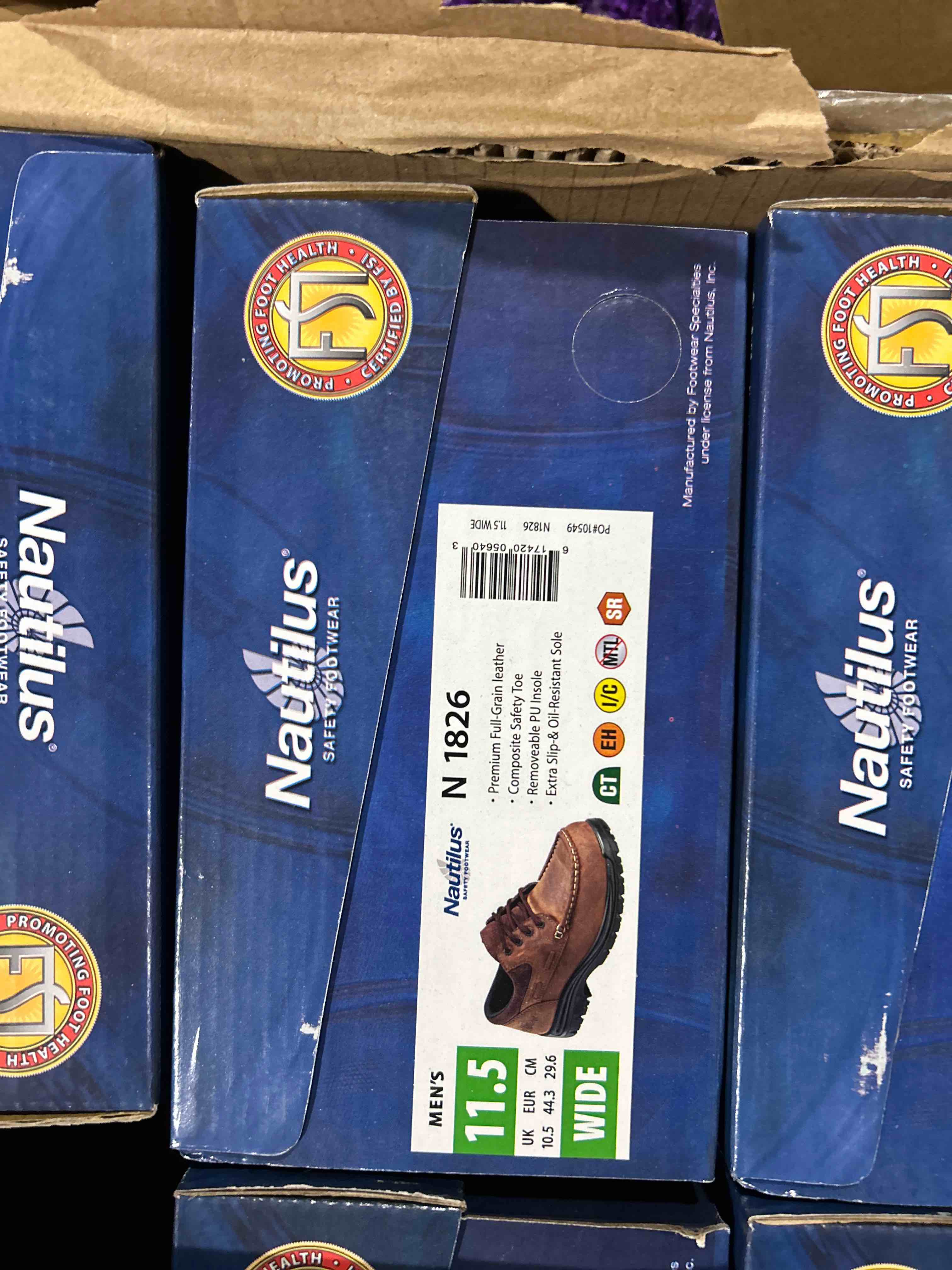 Condition photo showing Brand New for nautilus 11.5 w composite safety toe 