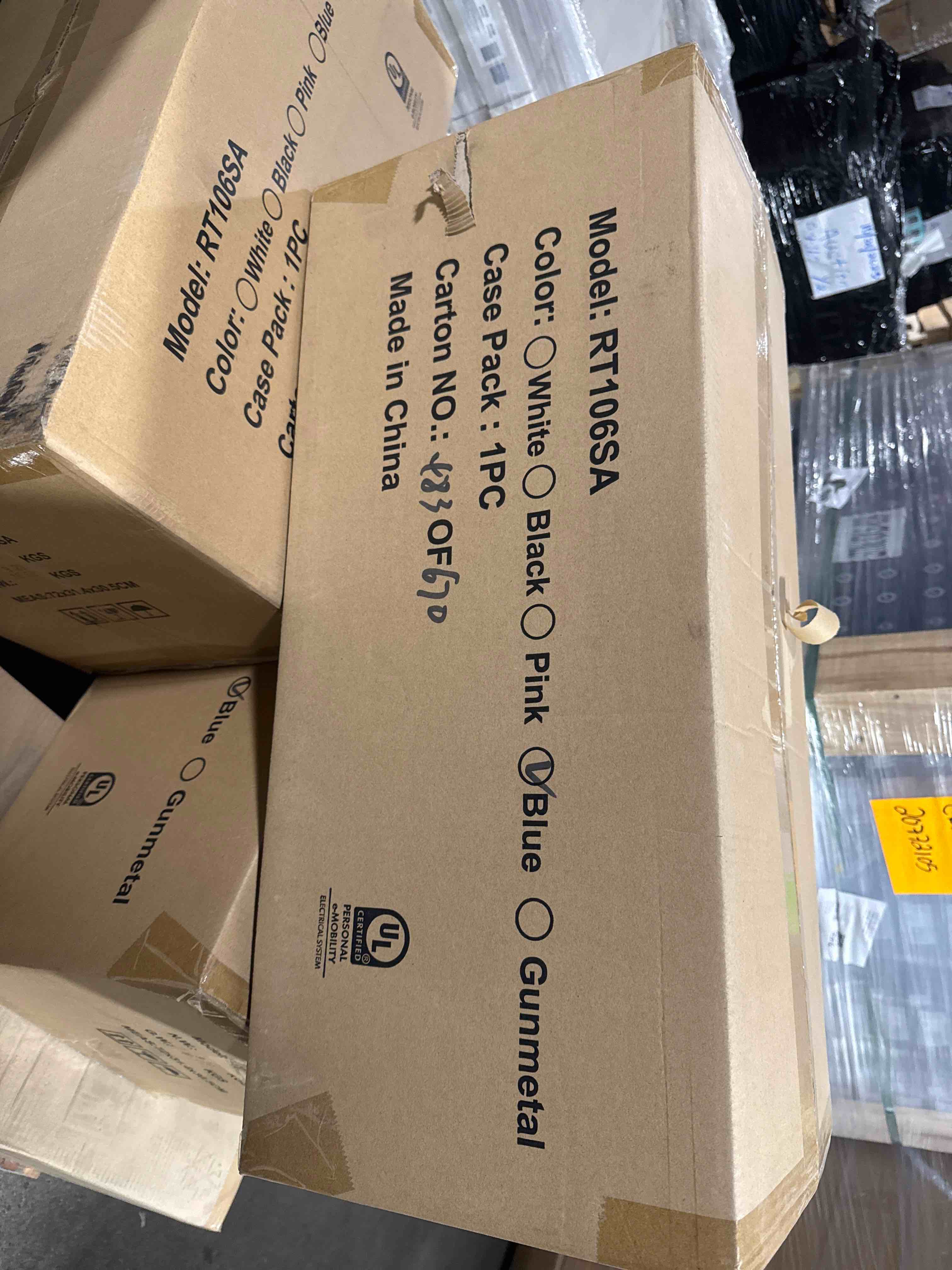 Condition photo showing New/Like New for electric self balancing hoverboard blue rt106sa