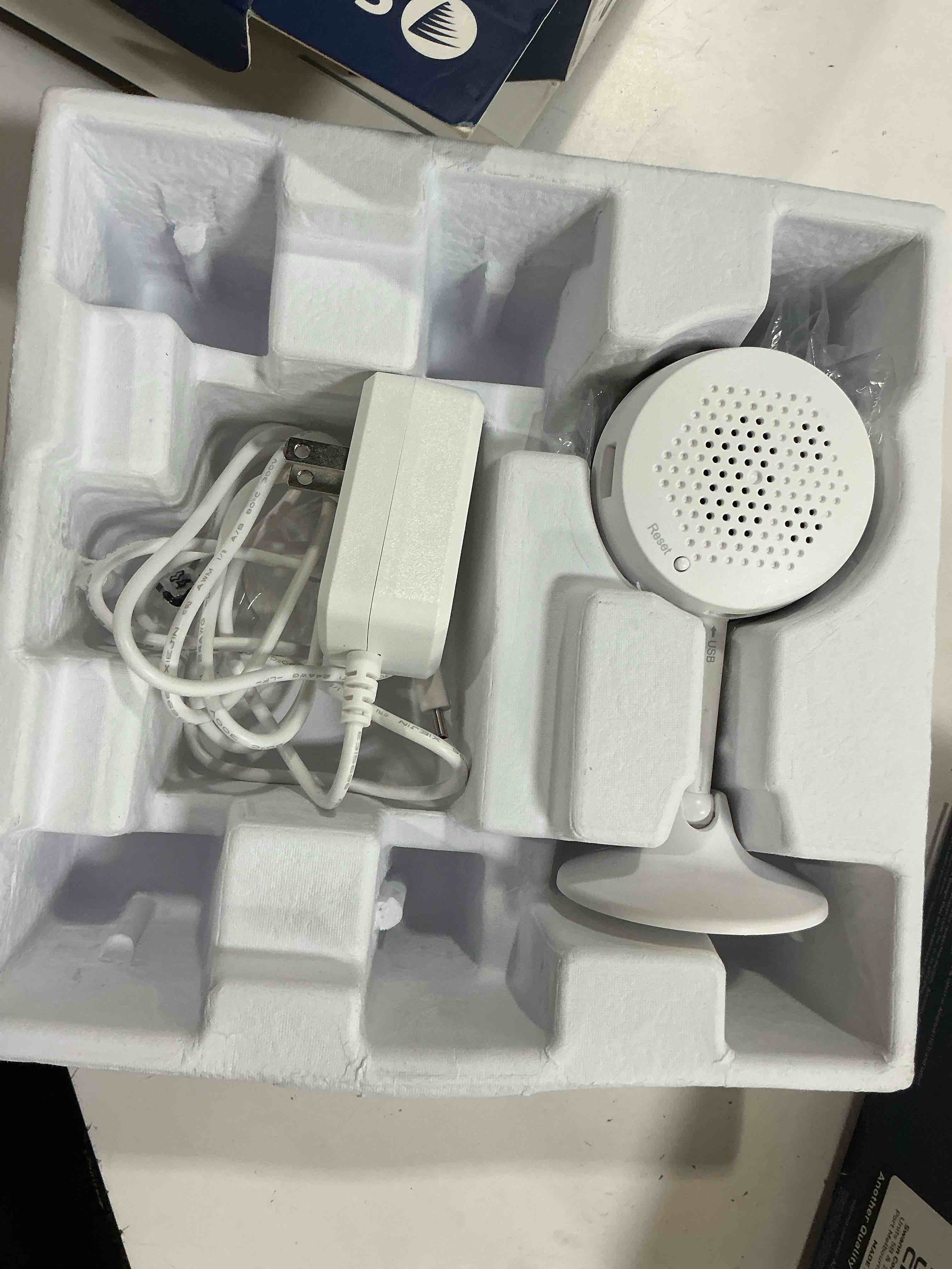 Condition photo showing As Is for swann wi-fi security camera outdoor indoor, 2k quad hd powered home surveillance cameras with night vision,2-way talk, siren, heat and motion triggered mobile alerts, free cloud & local recording