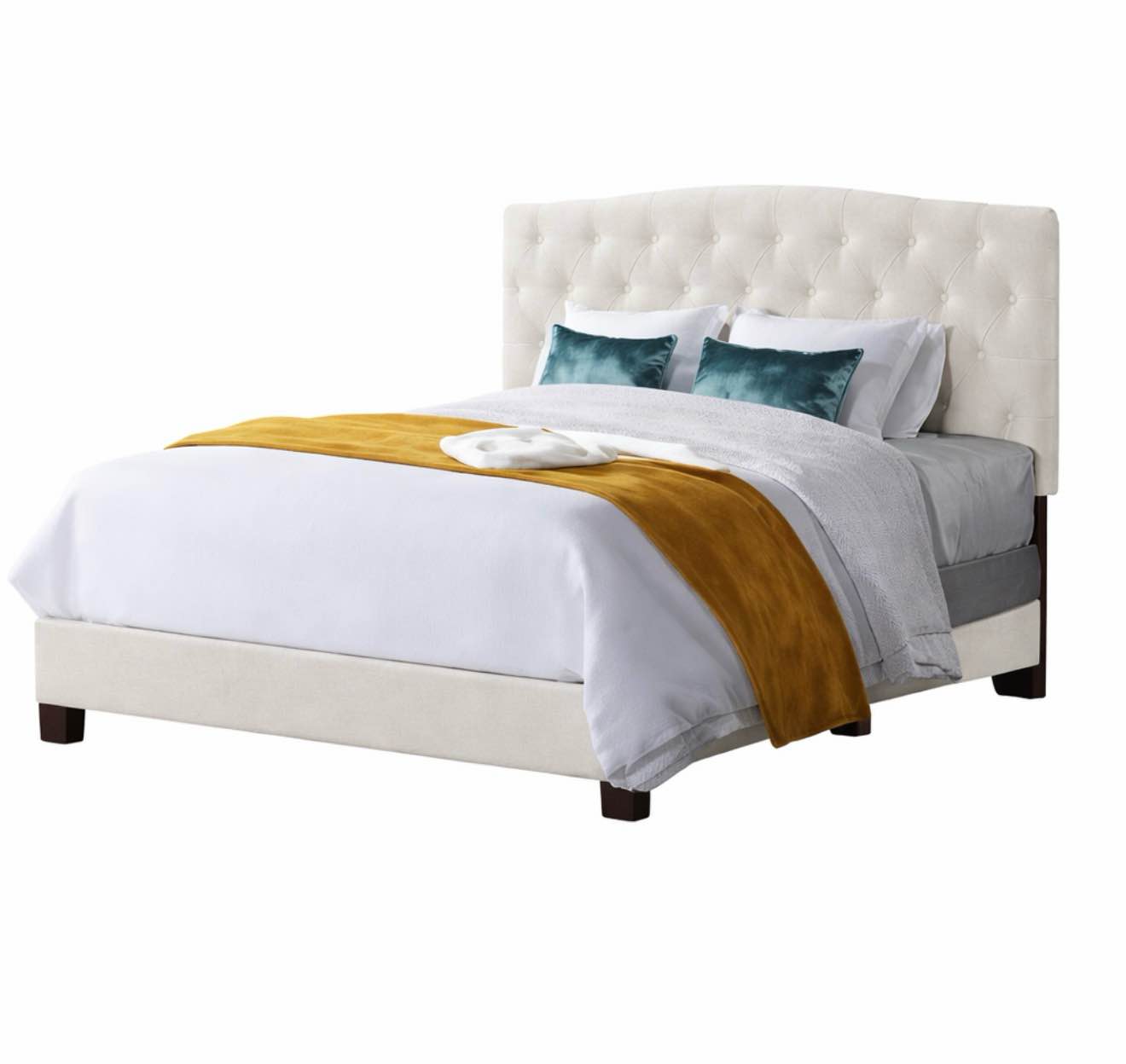 brand new complete belle isle cape coral upholstered bed queen