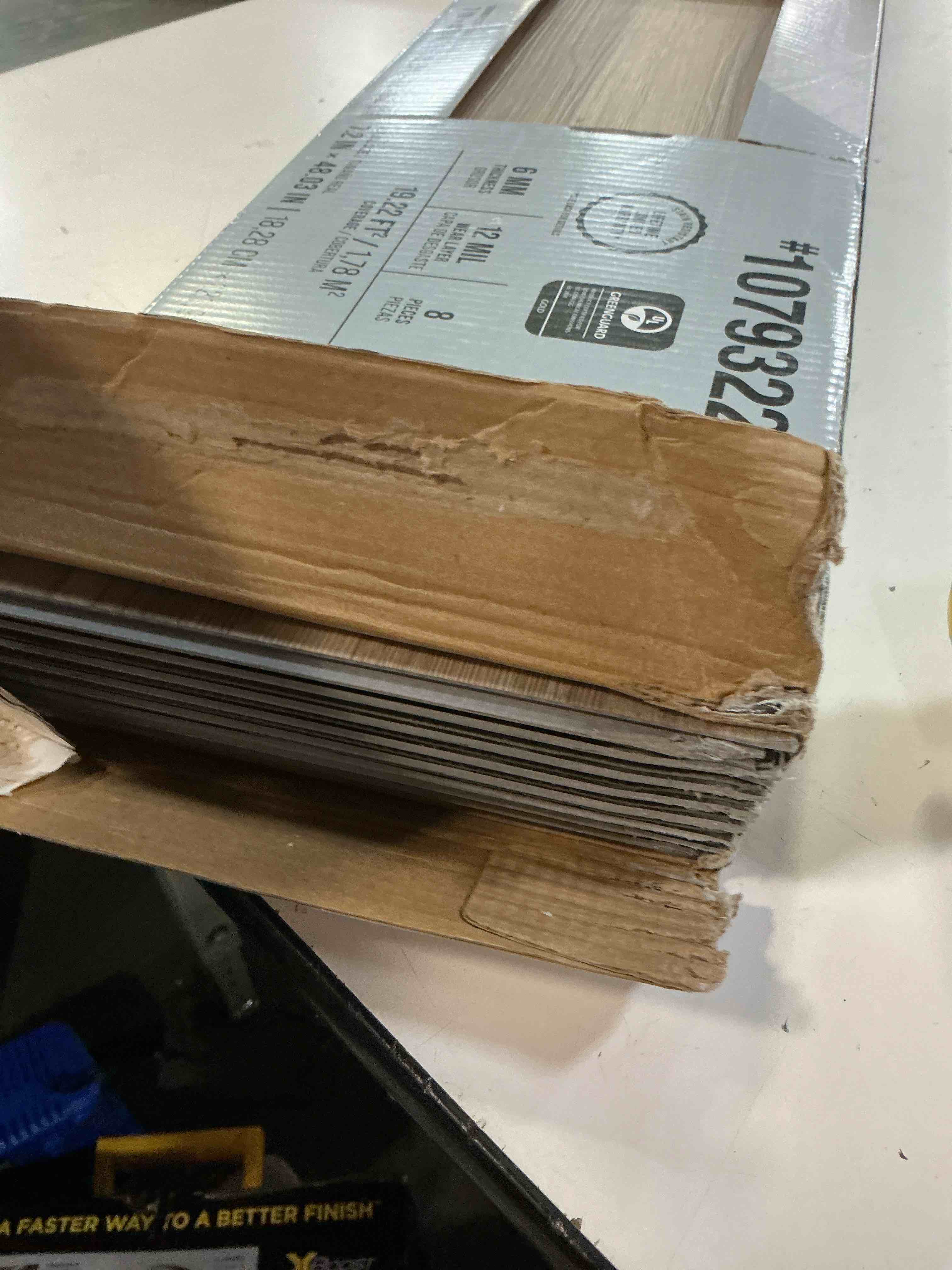Condition photo showing Good Condition for stainmaster mecklenberg pine 12-mil waterproof luxury vinyl plank flooring