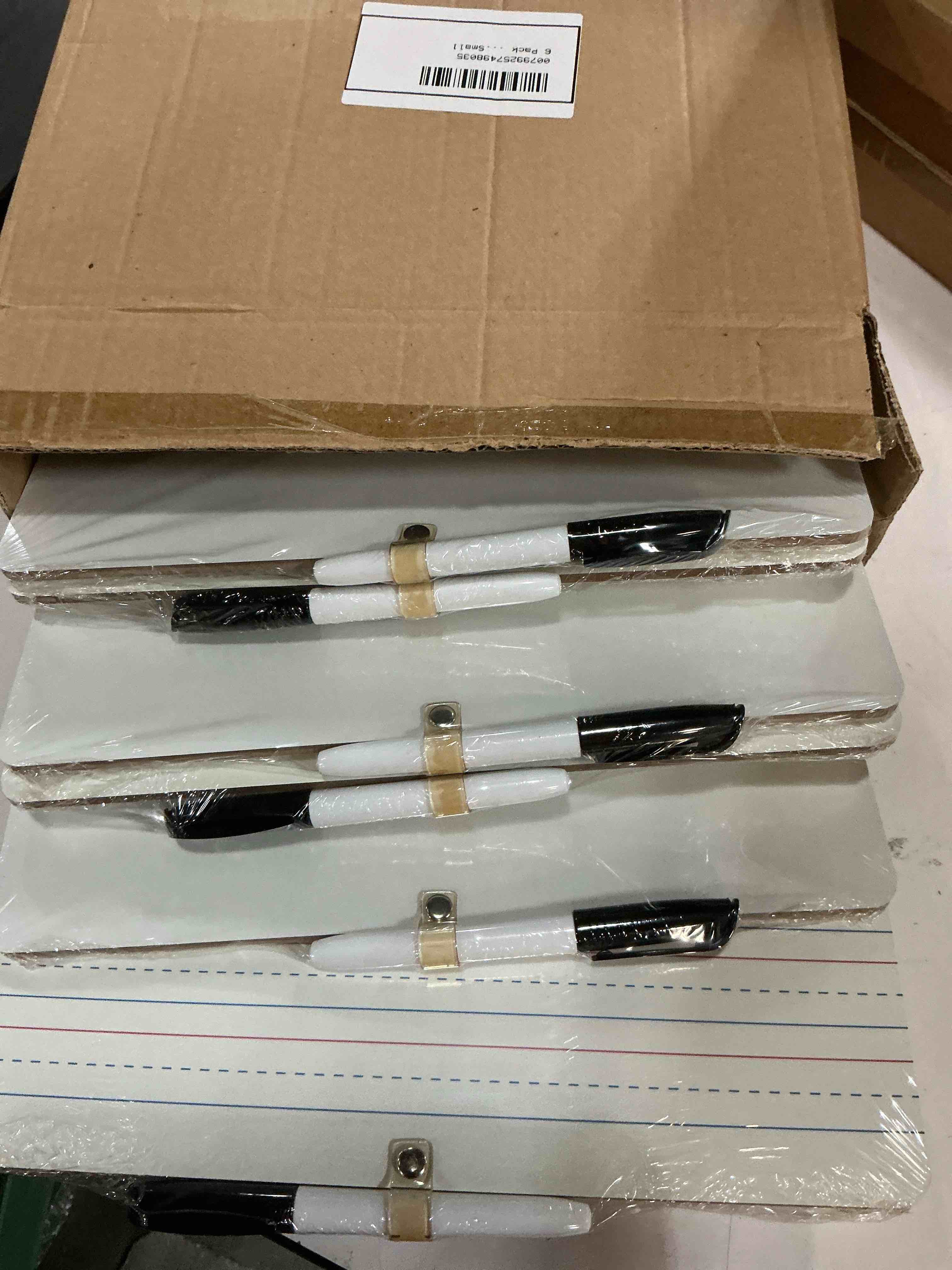 Condition photo showing New/Like New for ffily 6 pack double sided whiteboard for kids 9  x 12  5 mm thickness