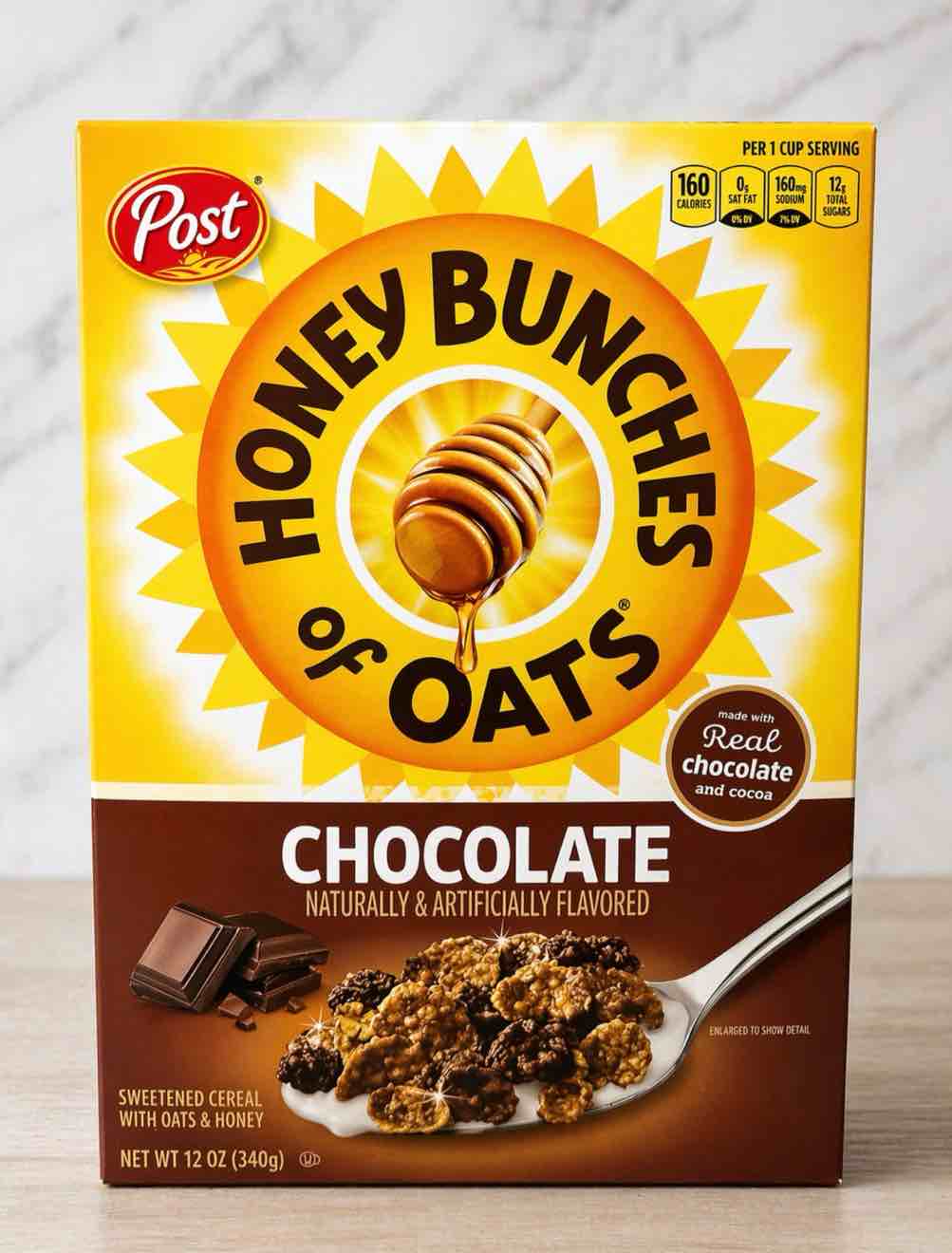 Honey bunches of oats chocolate, 12 ounce box