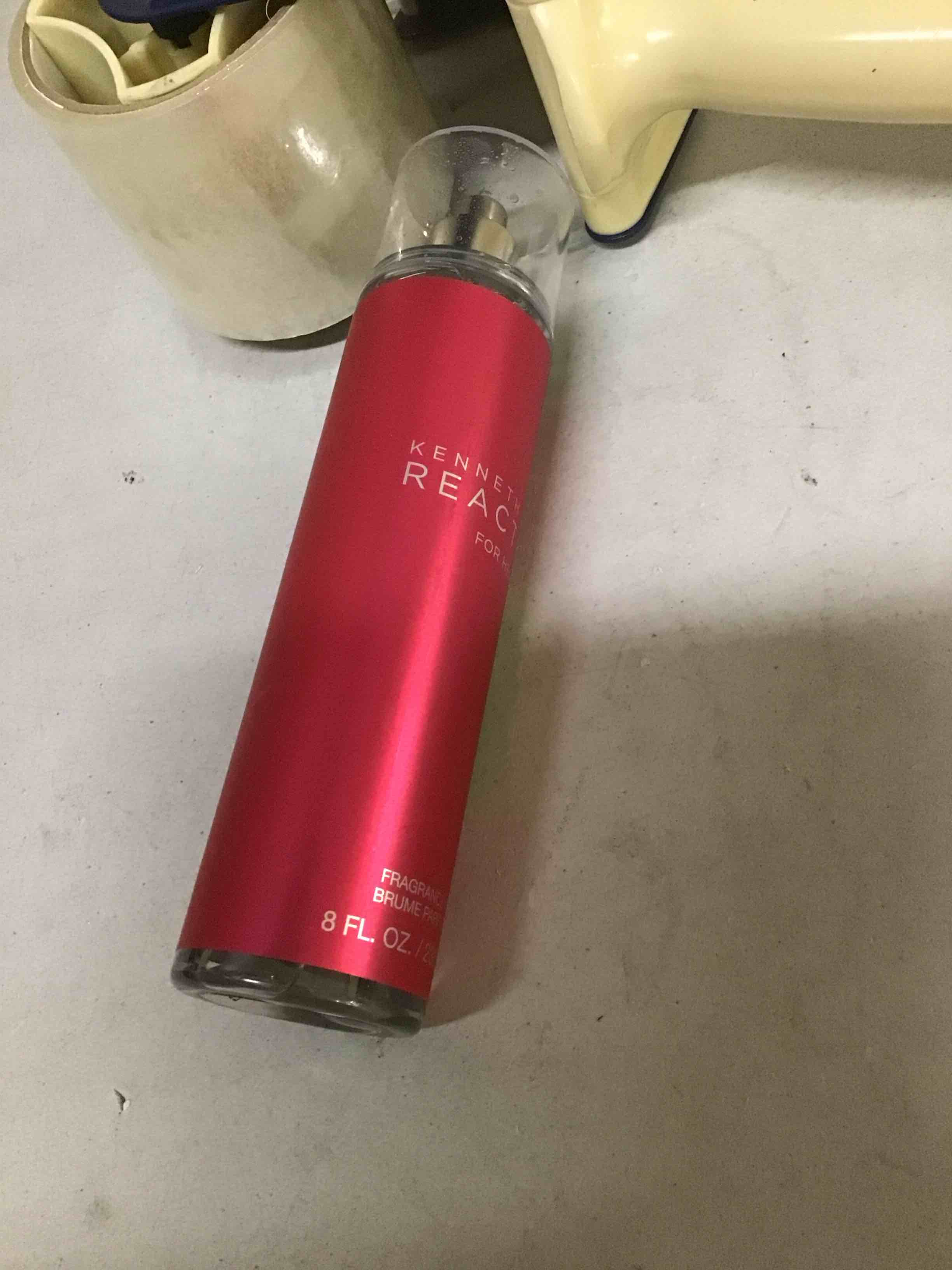 Condition photo showing New/Like New for kenneth cole for her body mist for women, notes of mandarin, violet, and white amber, feminine scent, long-lasting, everyday wear fragrance, 8 fl oz