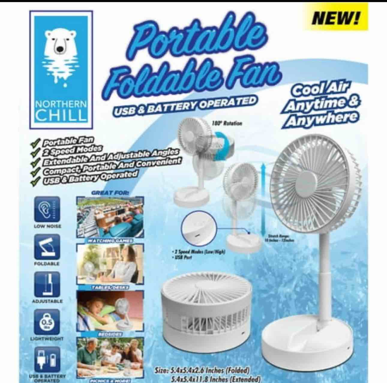 Portable Foldable Fan