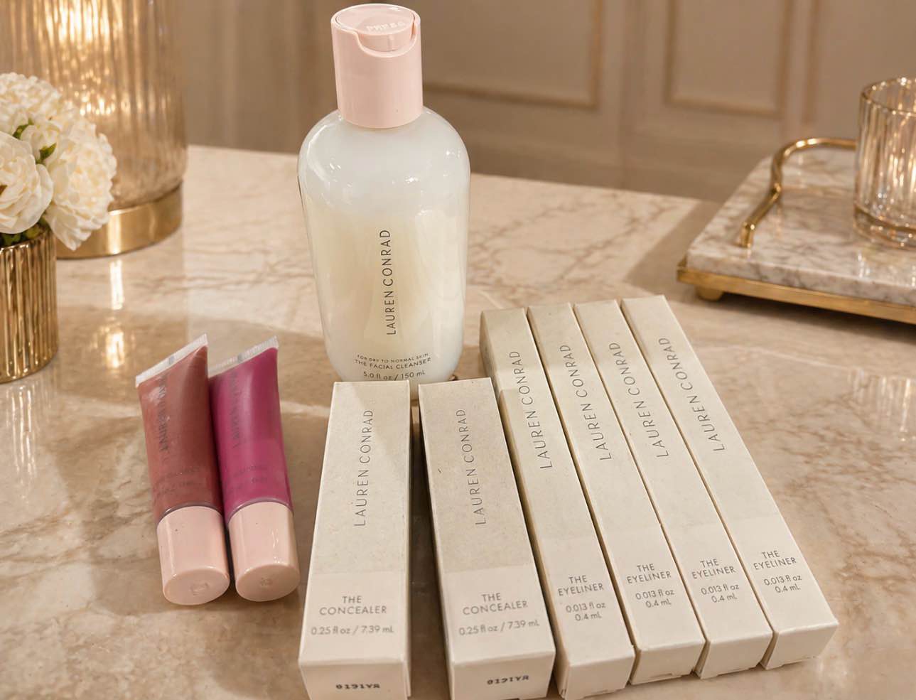 Set of 10 Assorted Lauren Conrad Cosmetic Products  