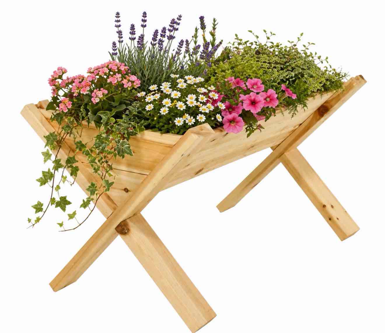 Outdoor Essentials Cedar Wedge Herb Planter