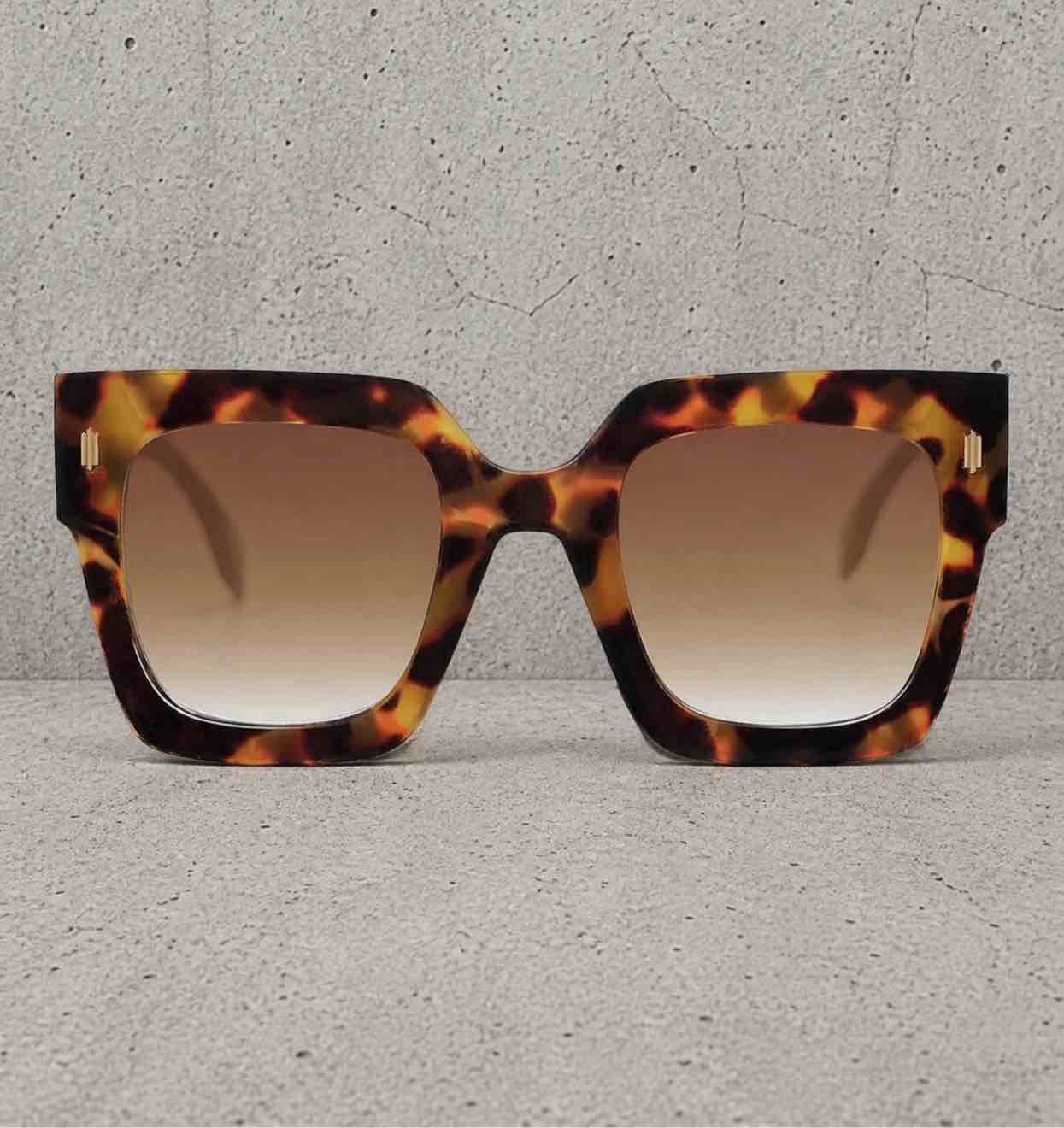 SOJOS Vintage Oversized Square Sunglasses for Women,Retro Womens Luxury Big Large Sun Glasses UV400 SJ2194