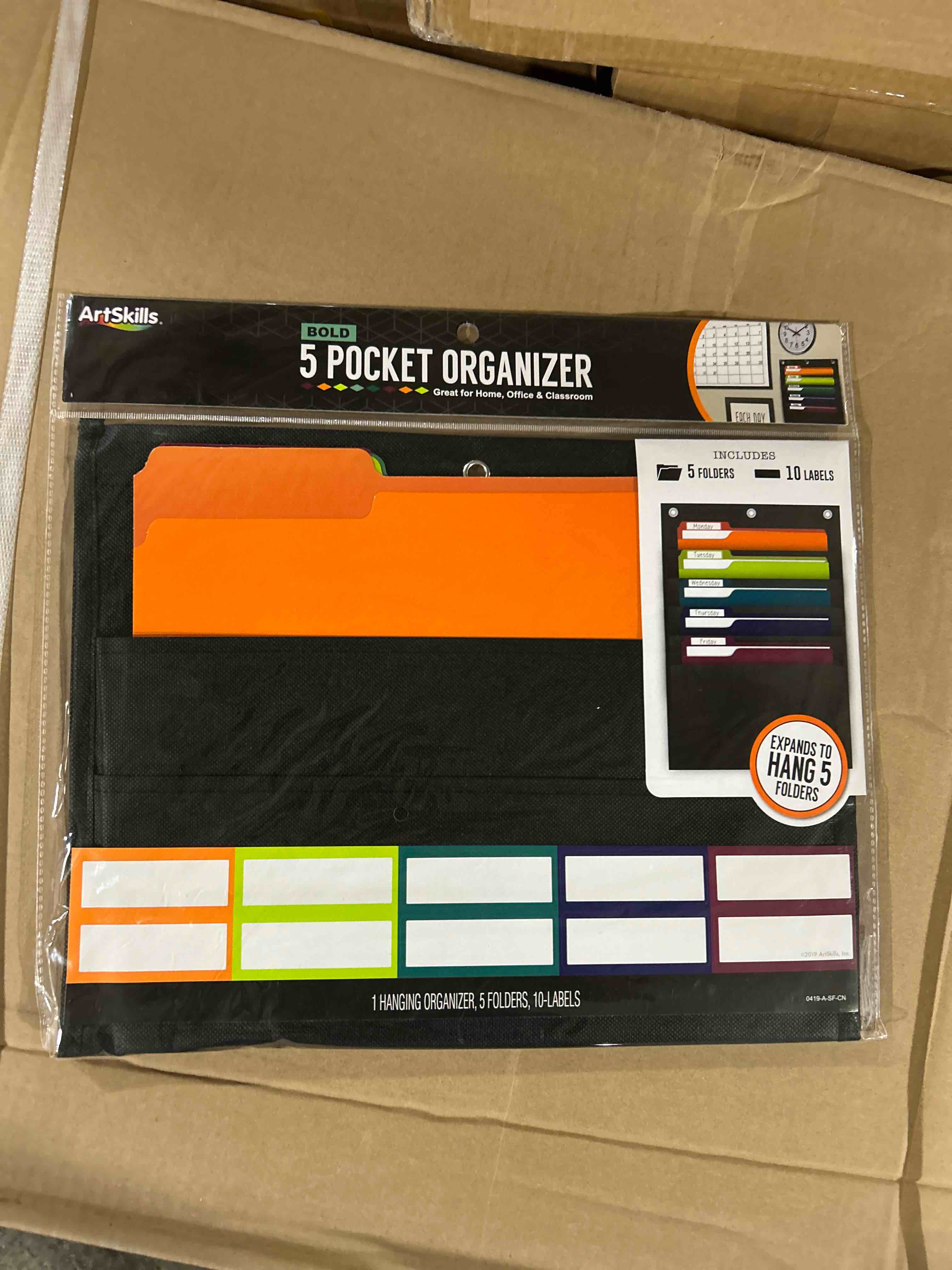 Art Skills 5 Pocket Hanging Organizer